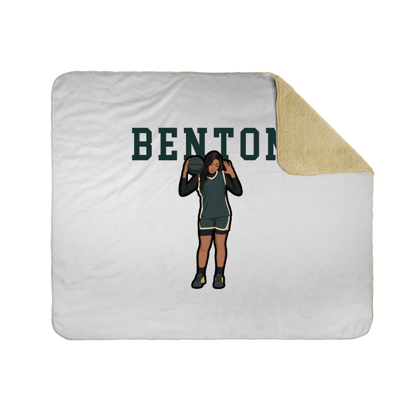 Throw Blanket — Shirsey in White