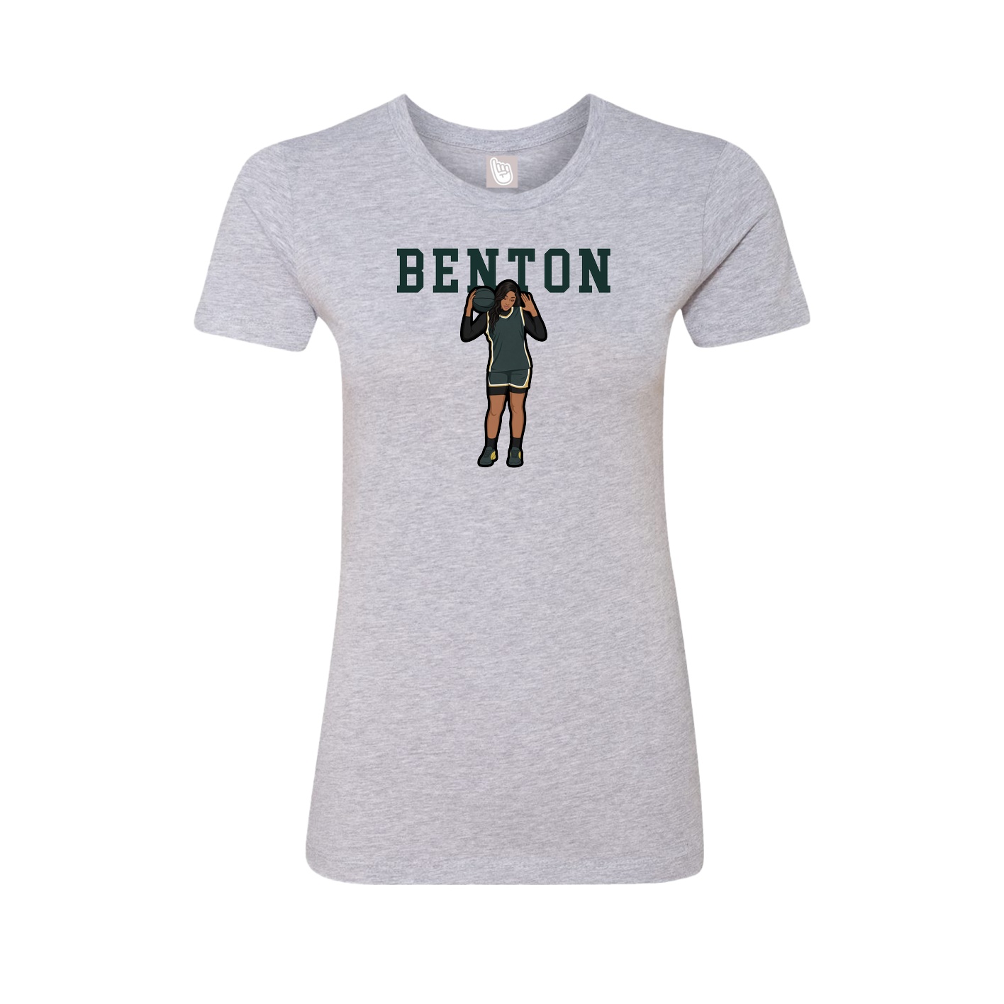 Fitted Women's Tee — Shirsey in Grey