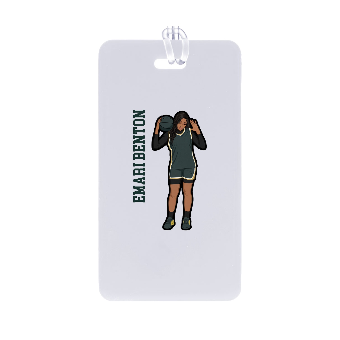 Bag Tag — Name Vertical in Classic