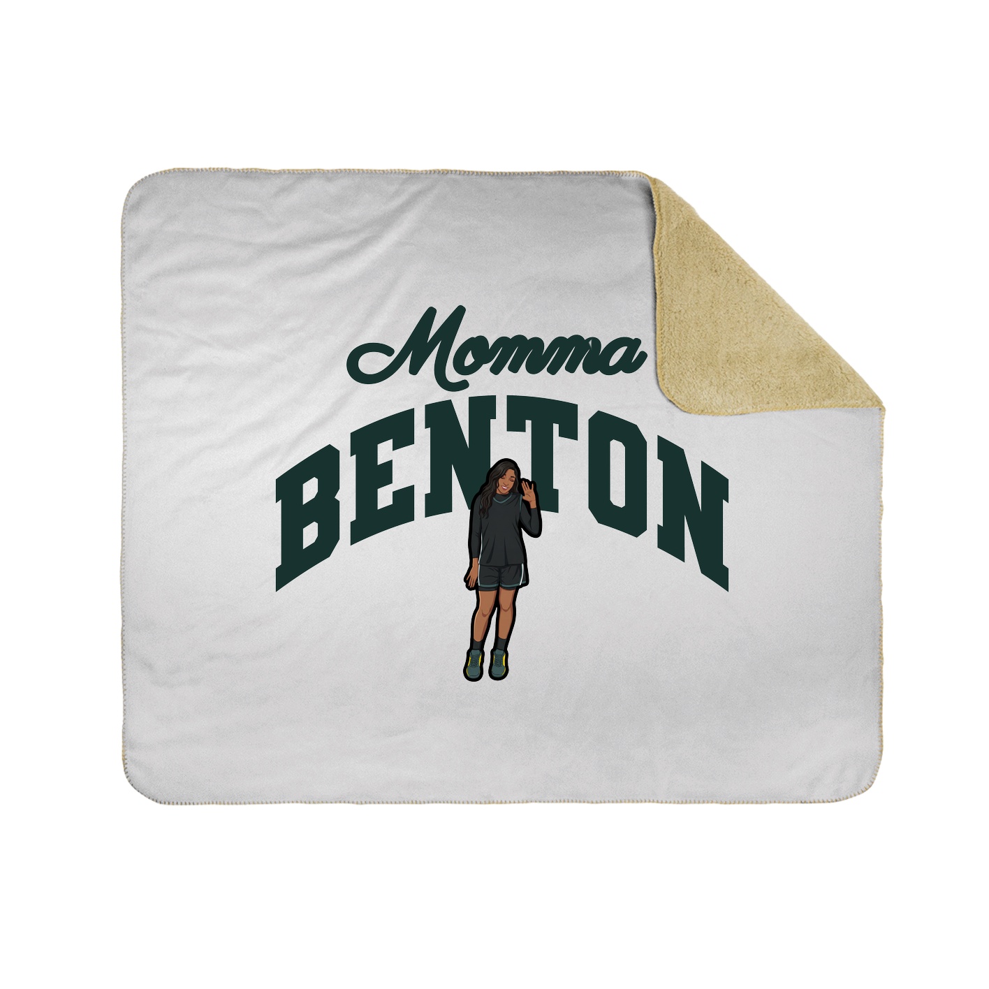 Throw Blanket — Mothers Day Arch in White