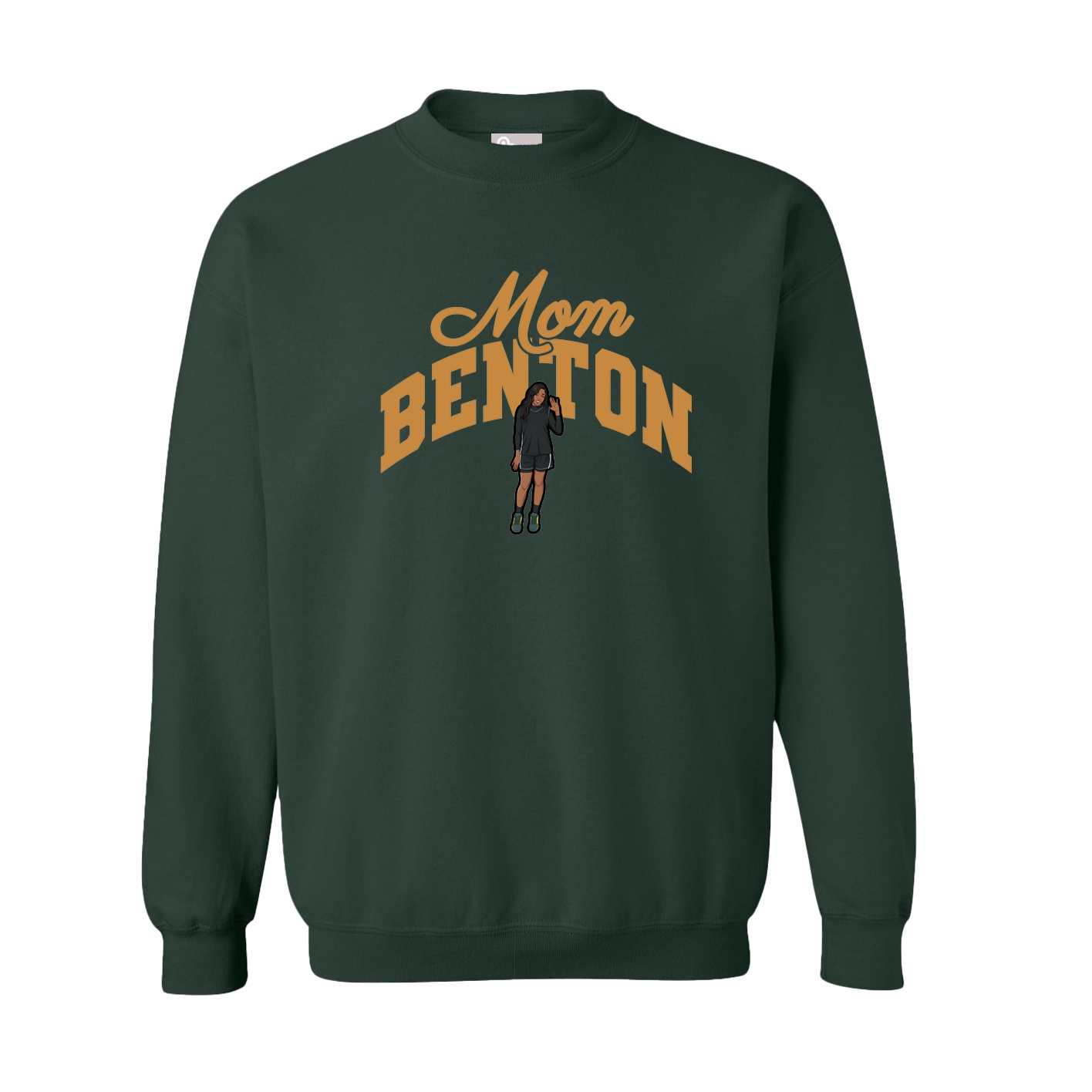 Fleece Crew — Mothers Day Arch in Green
