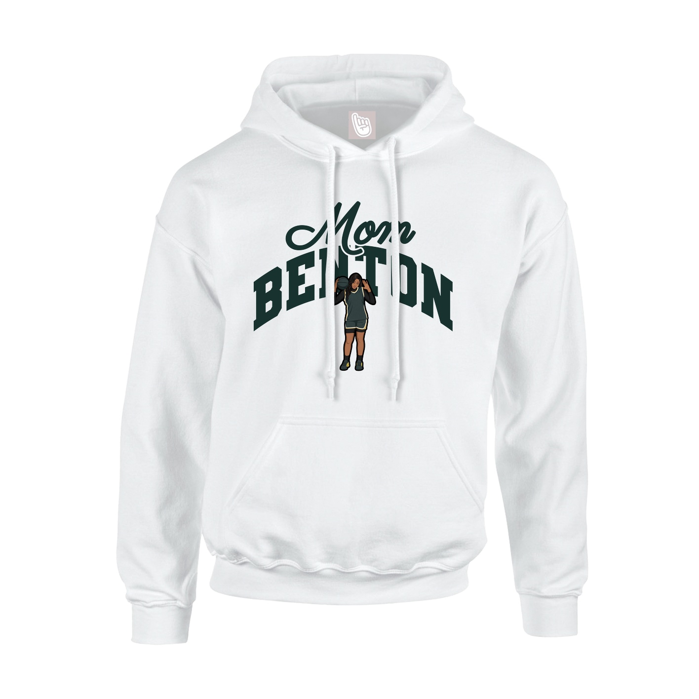 Youth Hoodie — Mothers Day Arch in White