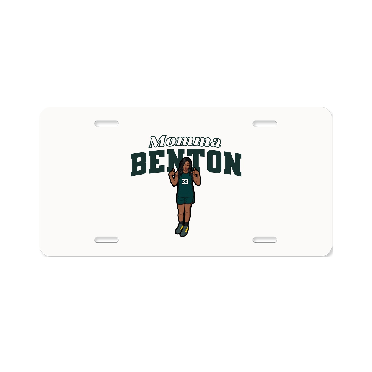 License Plate — Mothers Day Block in Classic