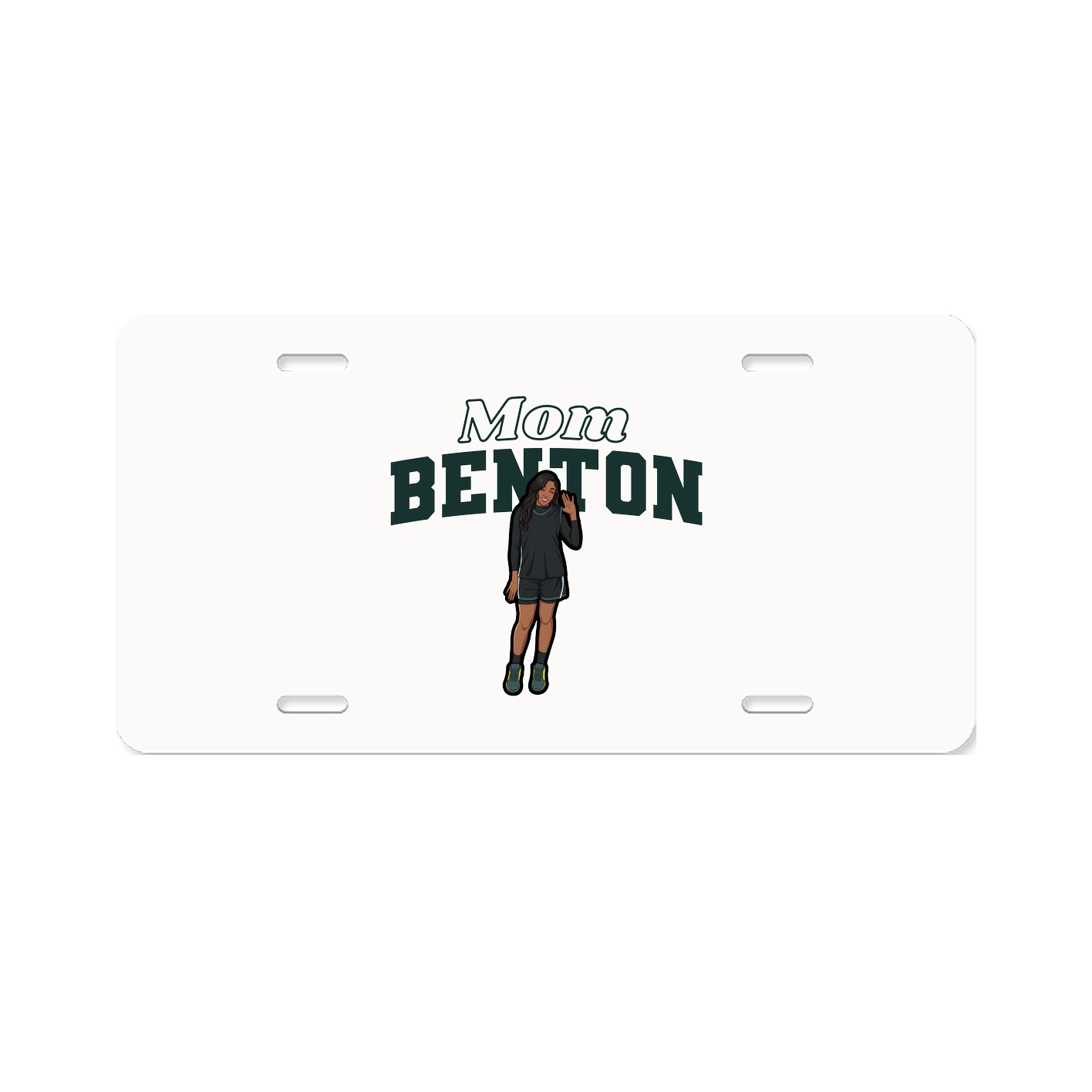 License Plate — Mothers Day Block in Classic