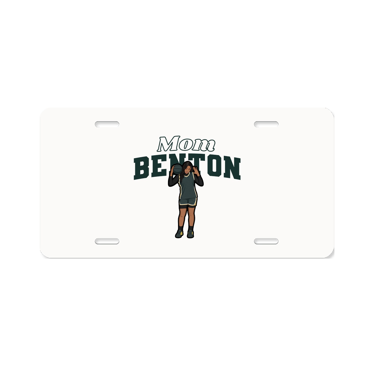 License Plate — Mothers Day Block in Classic