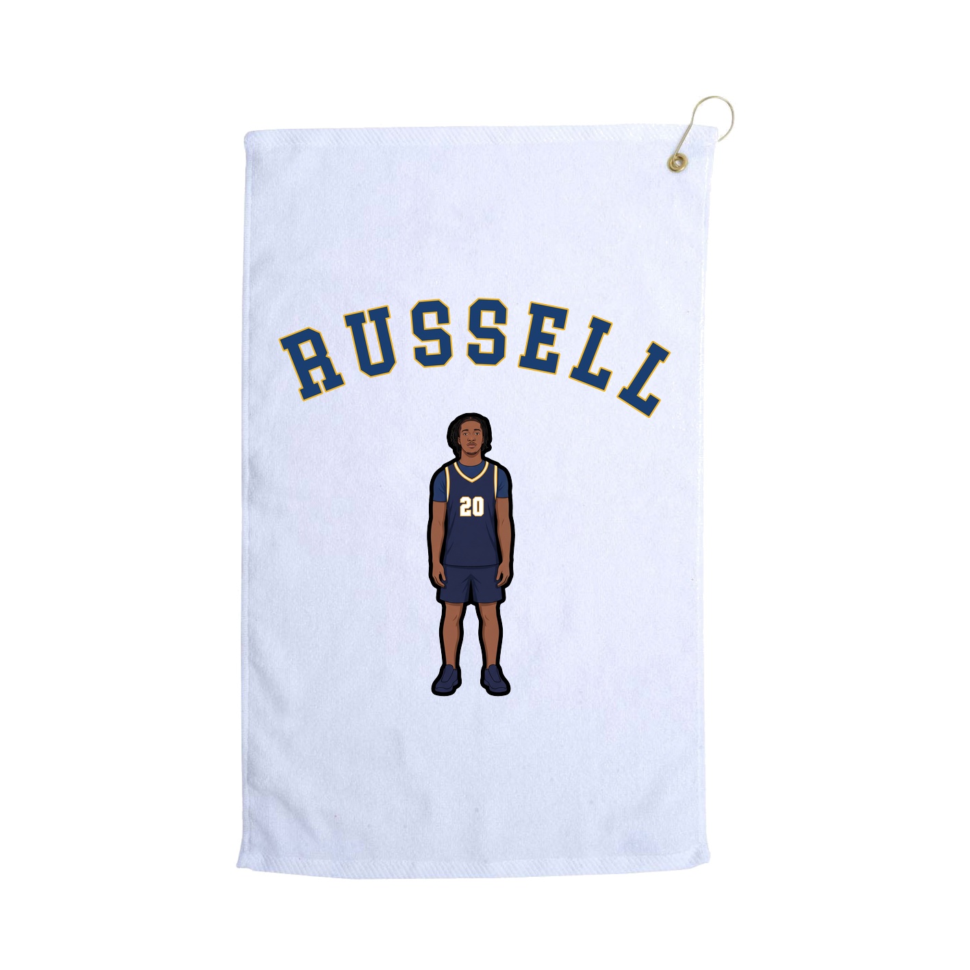 Golf Towel — Shirsey Arch in White