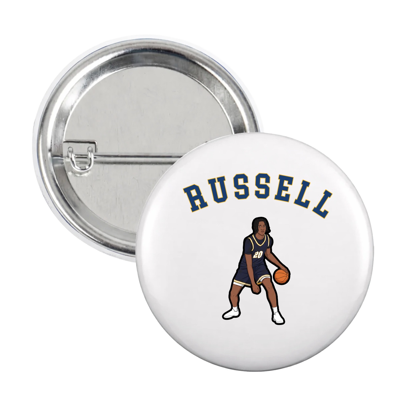 Game Day Button — Shirsey Arch in White