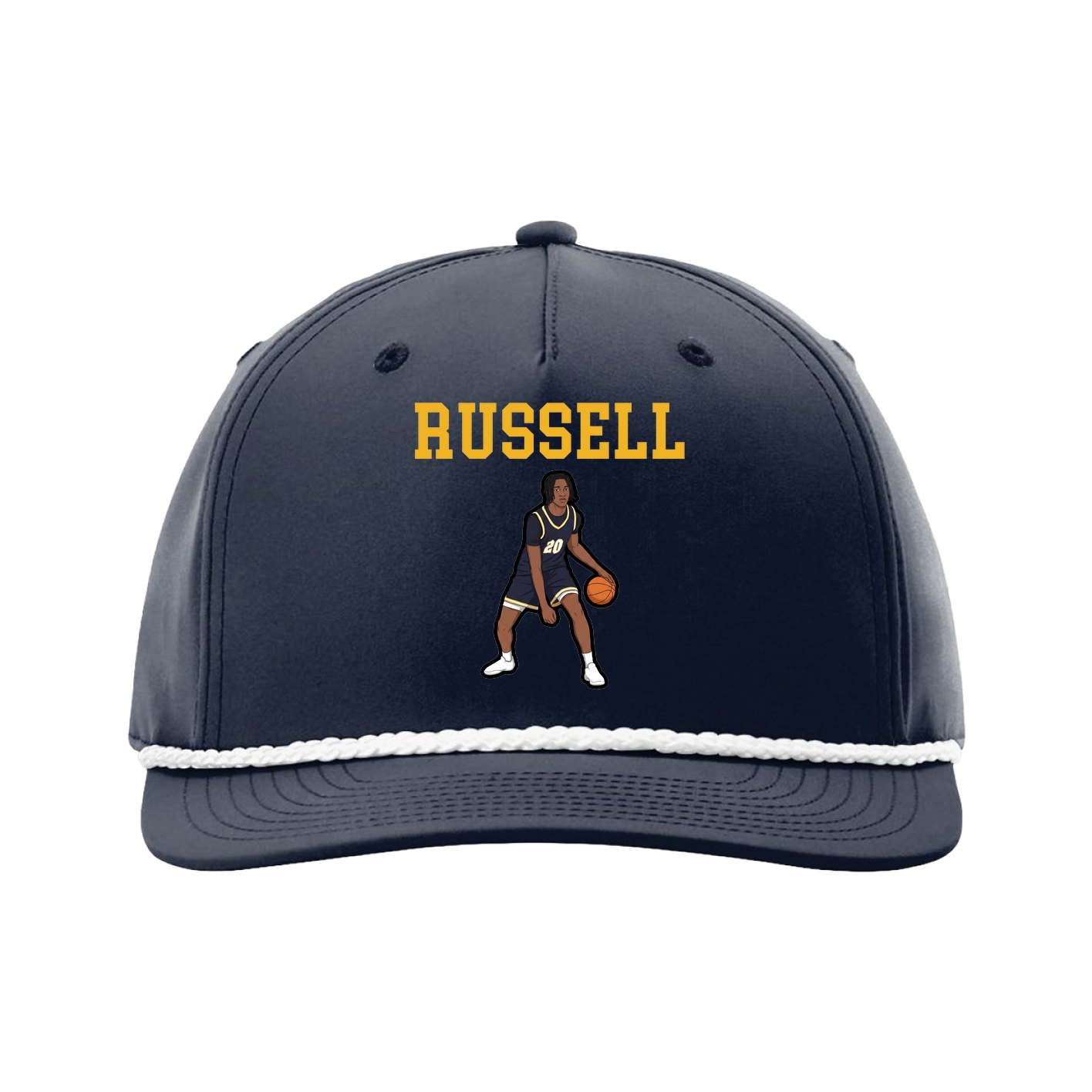 Five-Panel Classic Rope Cap — Shirsey in Navy