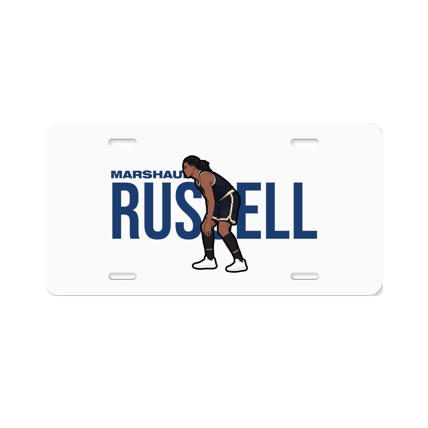 License Plate — Player Name in Classic
