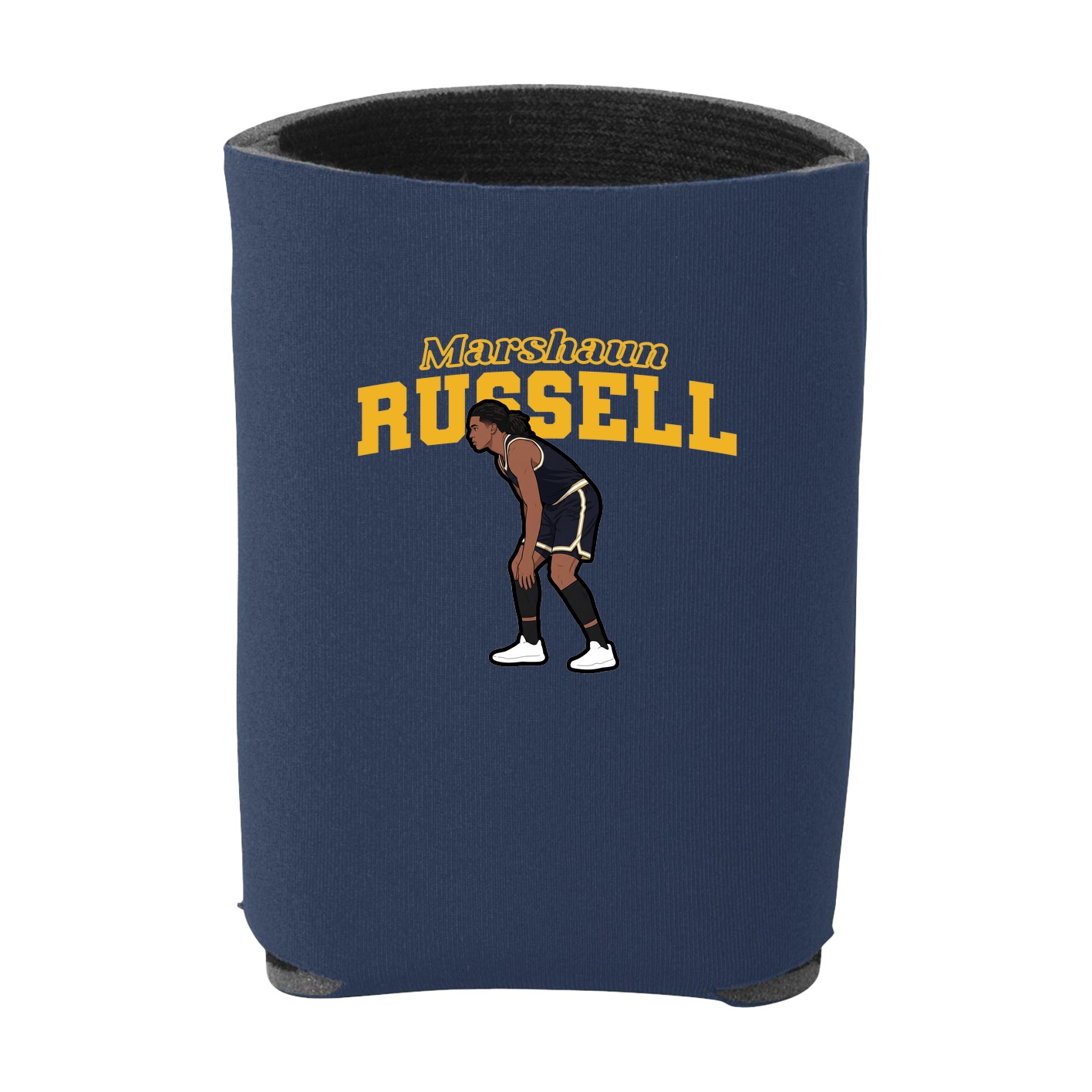 Can Holder — Name Arch in Navy