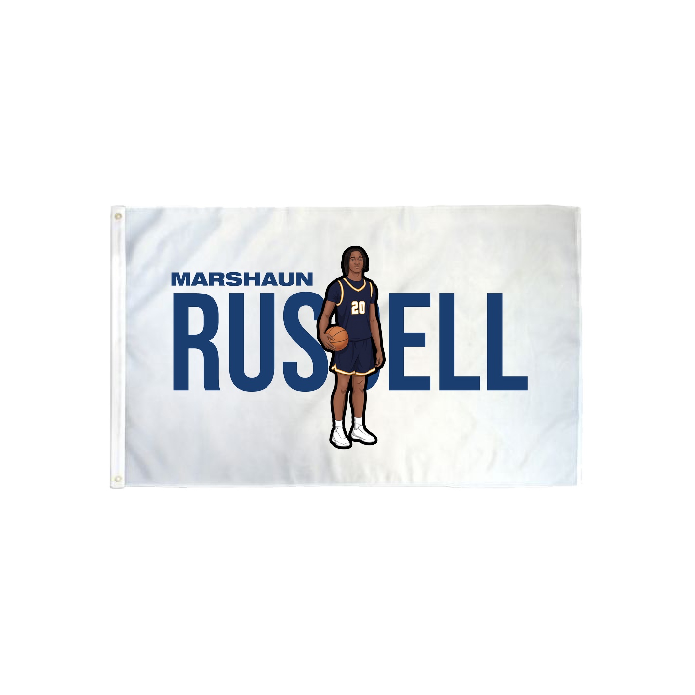 3x5 Flag — Player Name in Classic