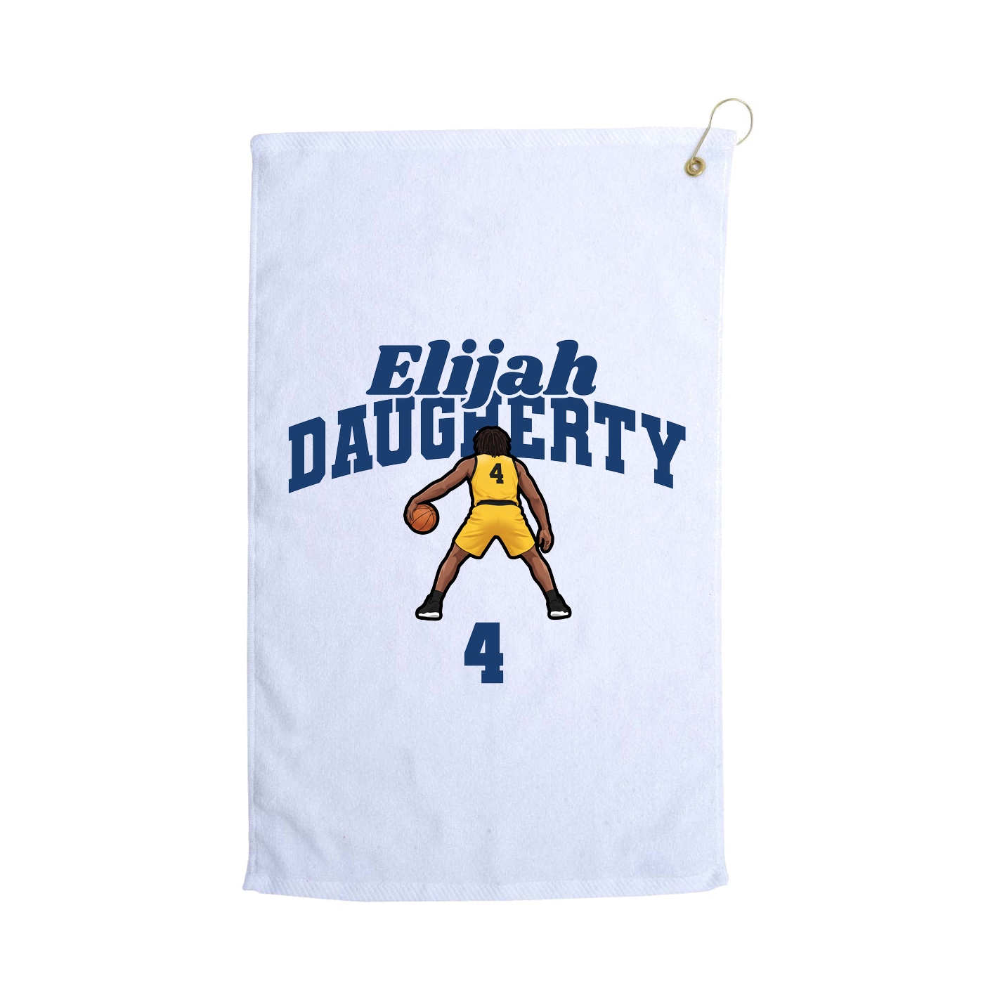 Golf Towel — Signature Arch in White