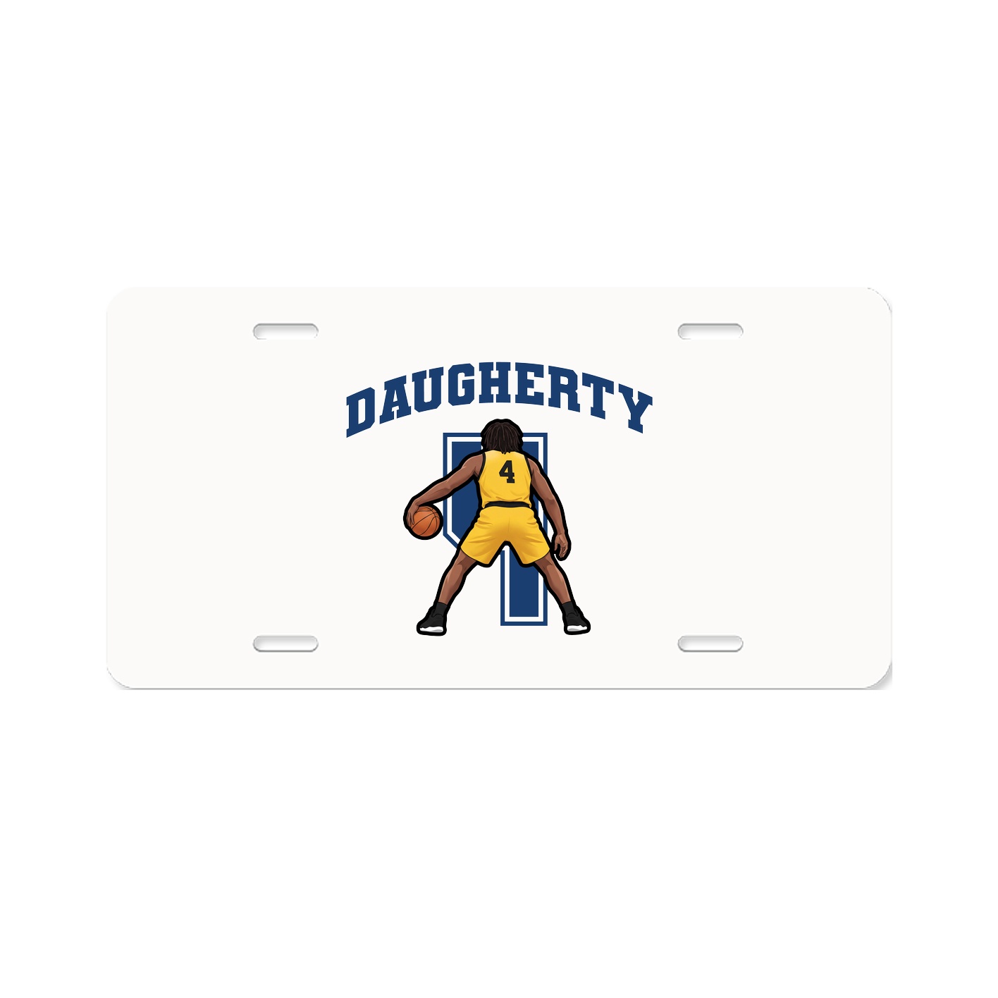 License Plate — Number in Classic