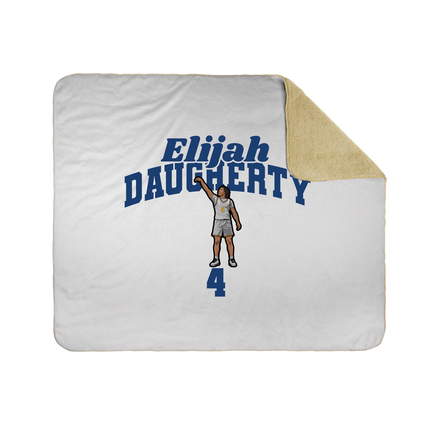 Throw Blanket — Signature Arch in White