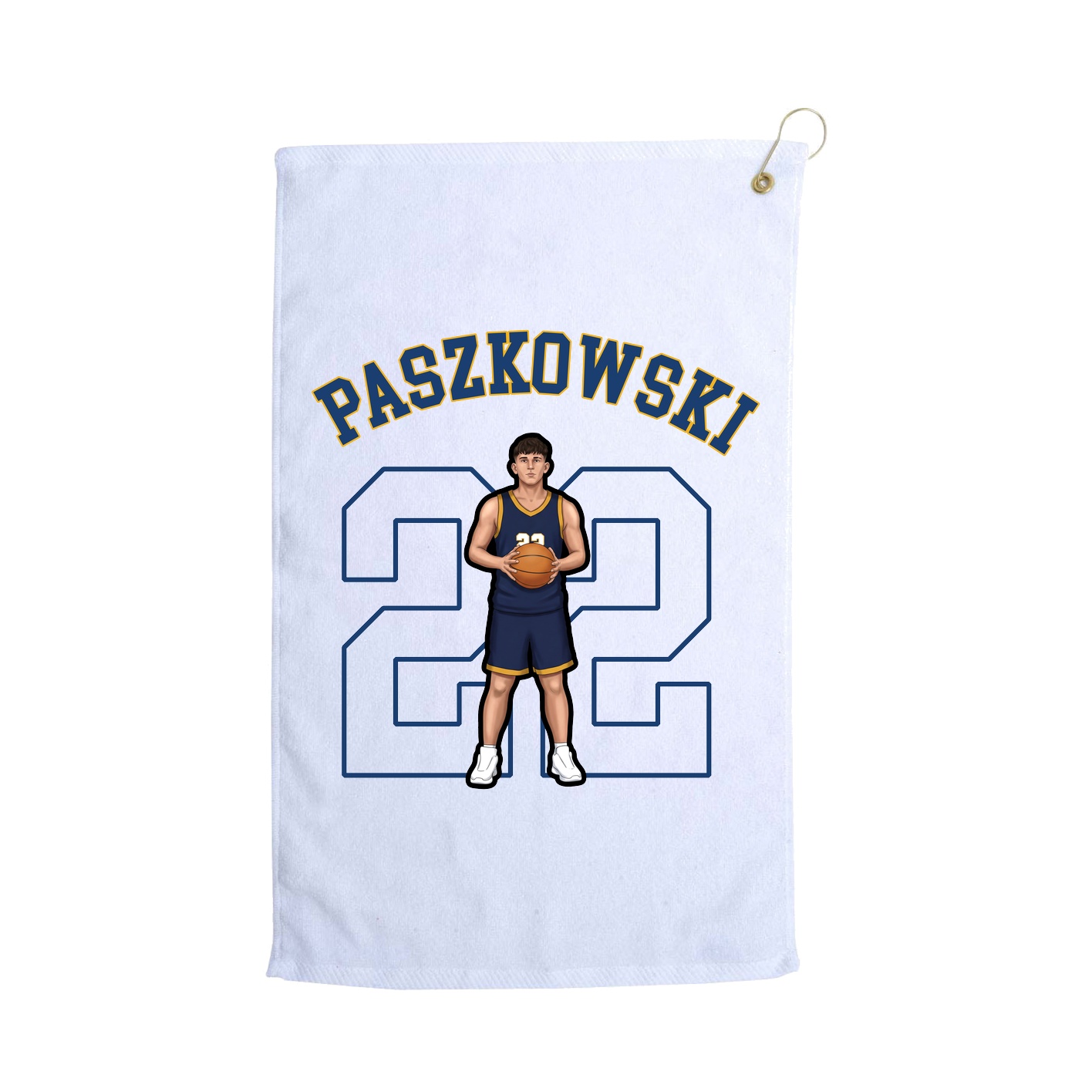 Golf Towel — Shirsey Arch in White