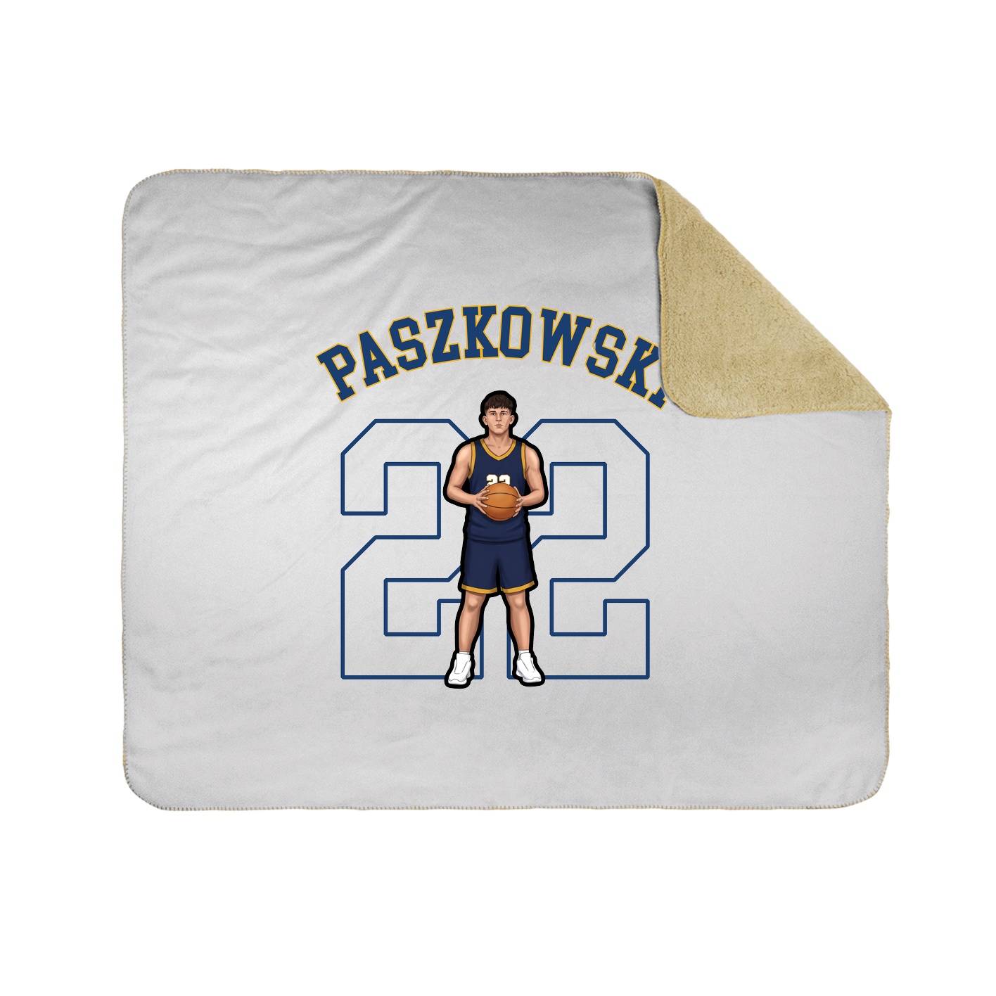 Throw Blanket — Shirsey Arch in White
