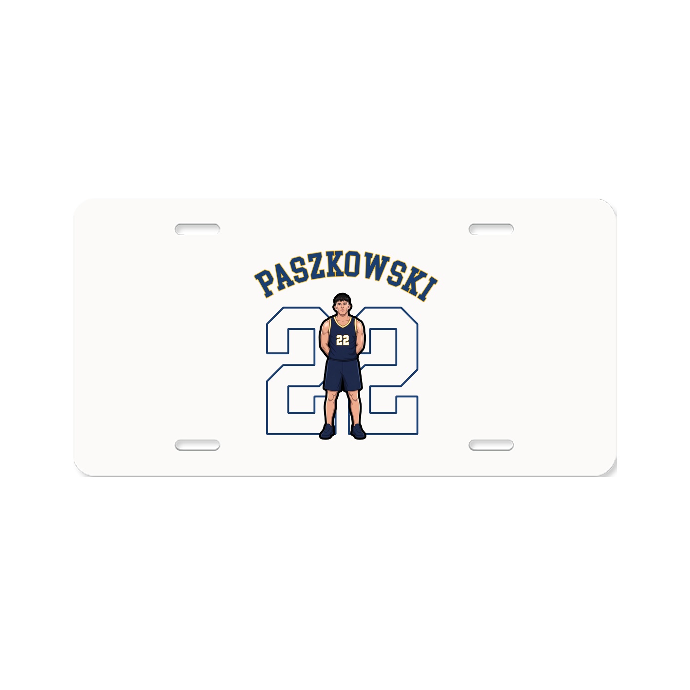 License Plate — Shirsey Arch in Classic