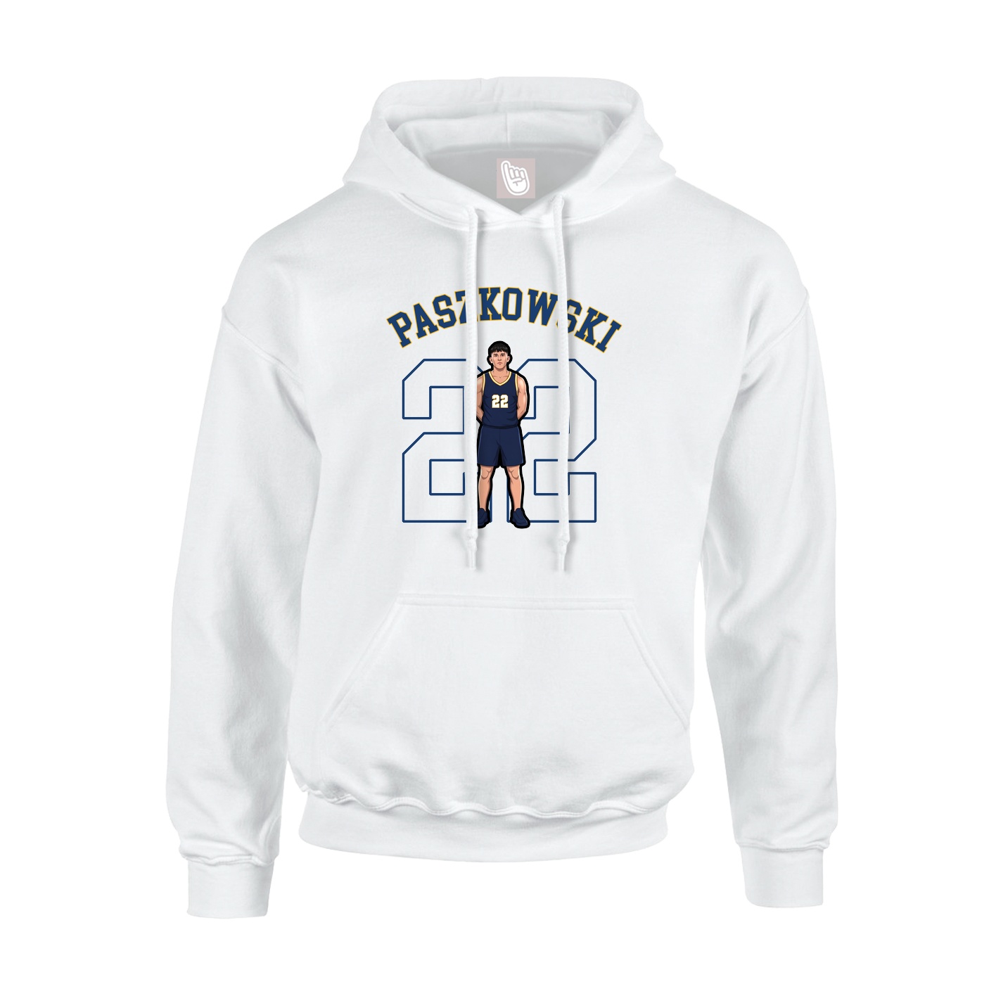 Youth Hoodie — Shirsey Arch in White