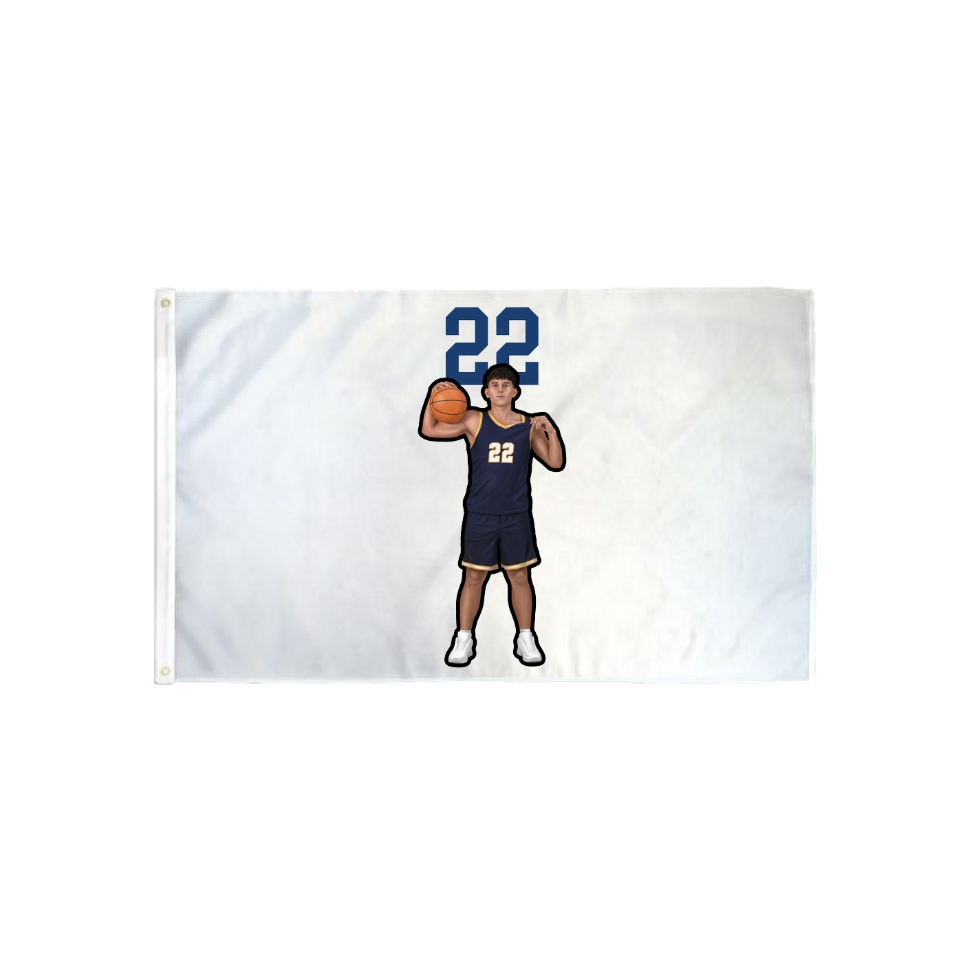 3x5 Flag — Number Top in Classic