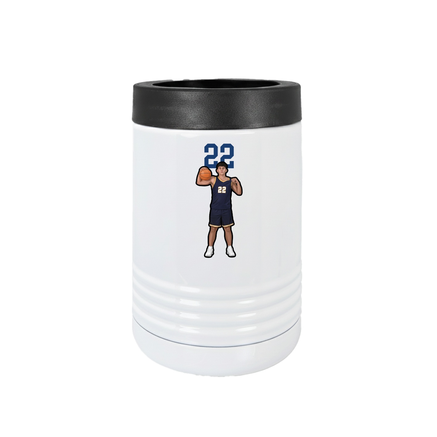 Beverage Holder — Number Top in White
