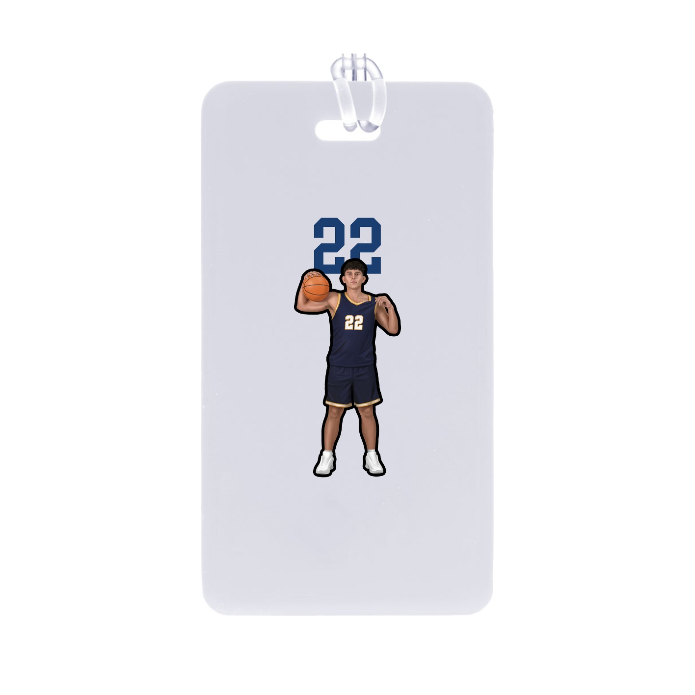 Bag Tag — Number Top in Classic