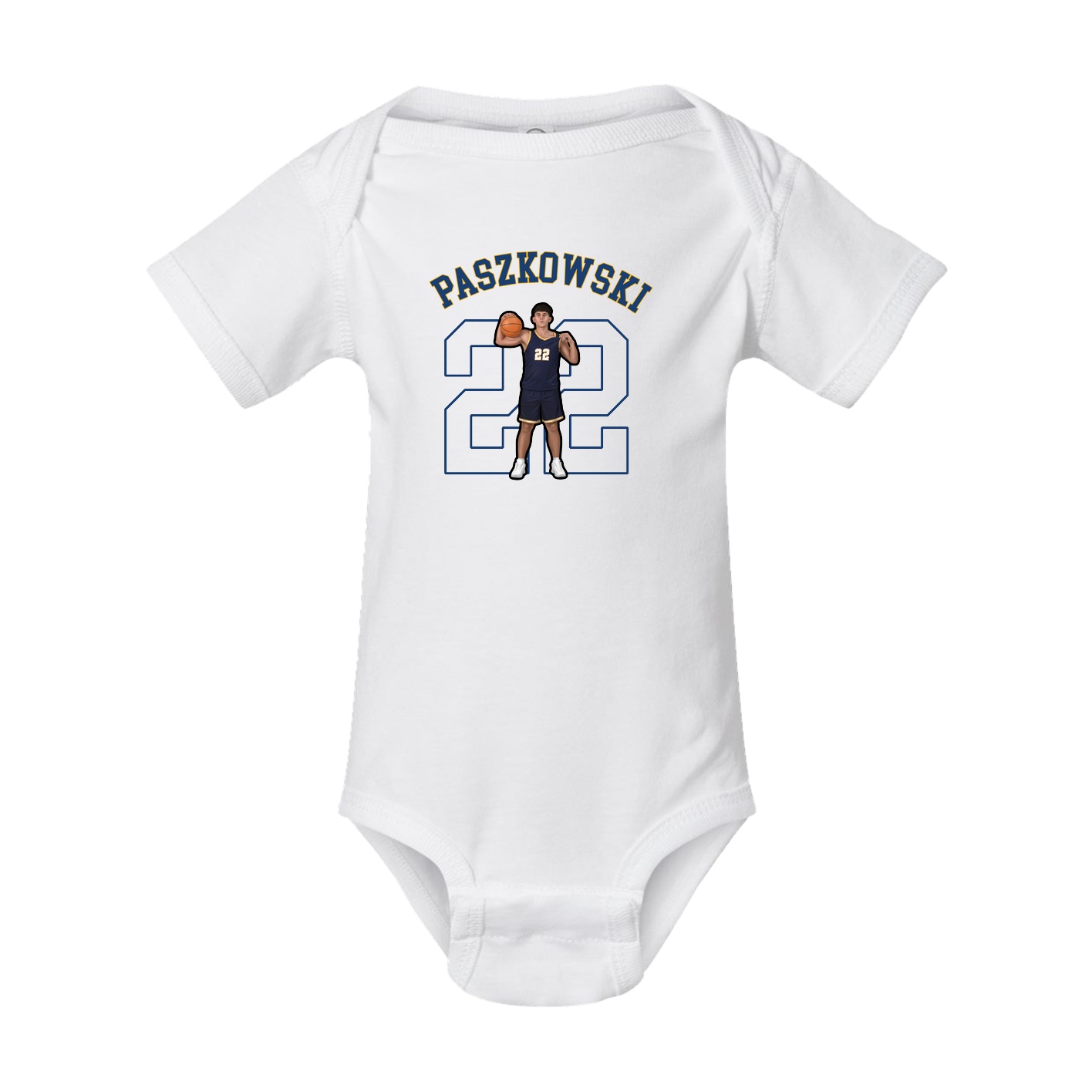 Baby Onesie — Shirsey Arch in White