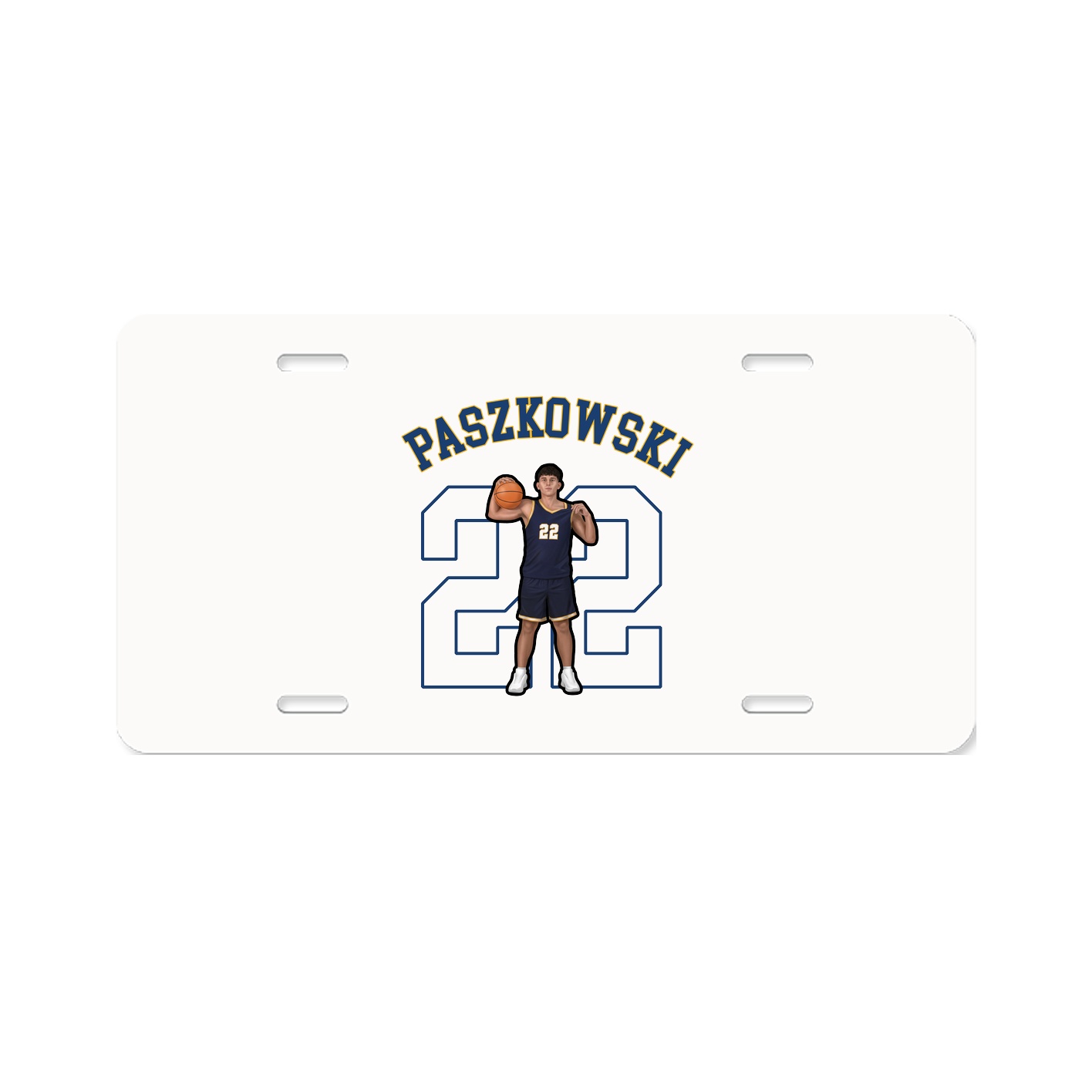 License Plate — Shirsey Arch in Classic