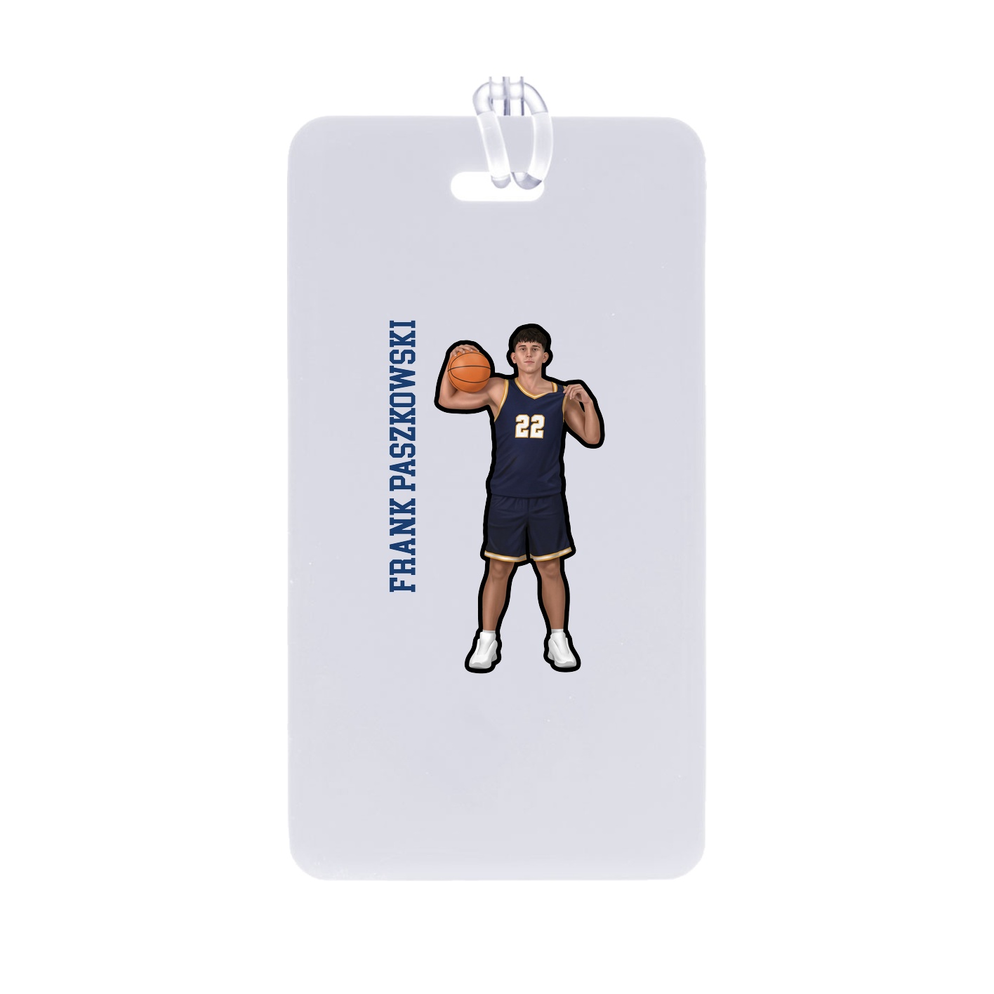 Bag Tag — Name Vertical in Classic