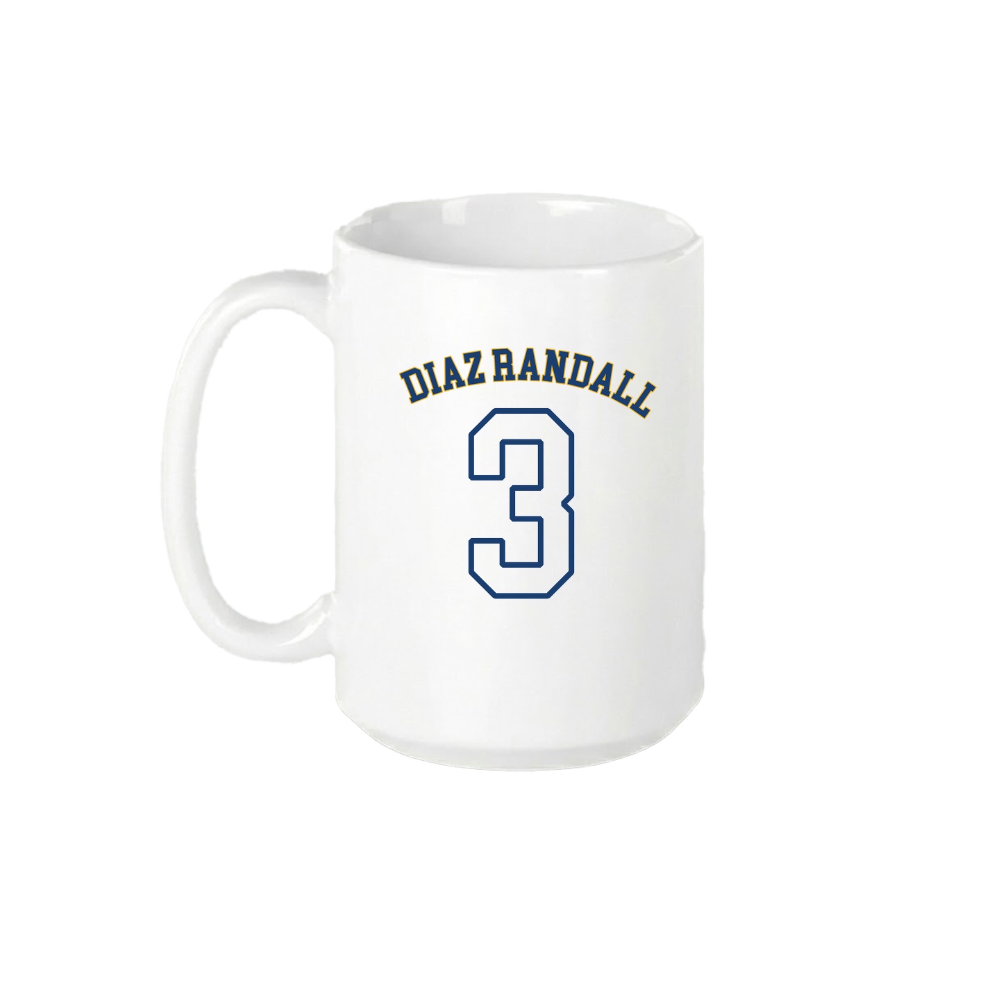 15oz Coffee Mug — Shirsey Arch in White