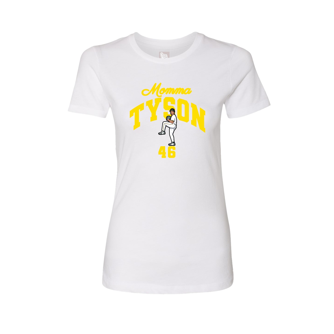Womens Tee — Mothers Day Arch in White