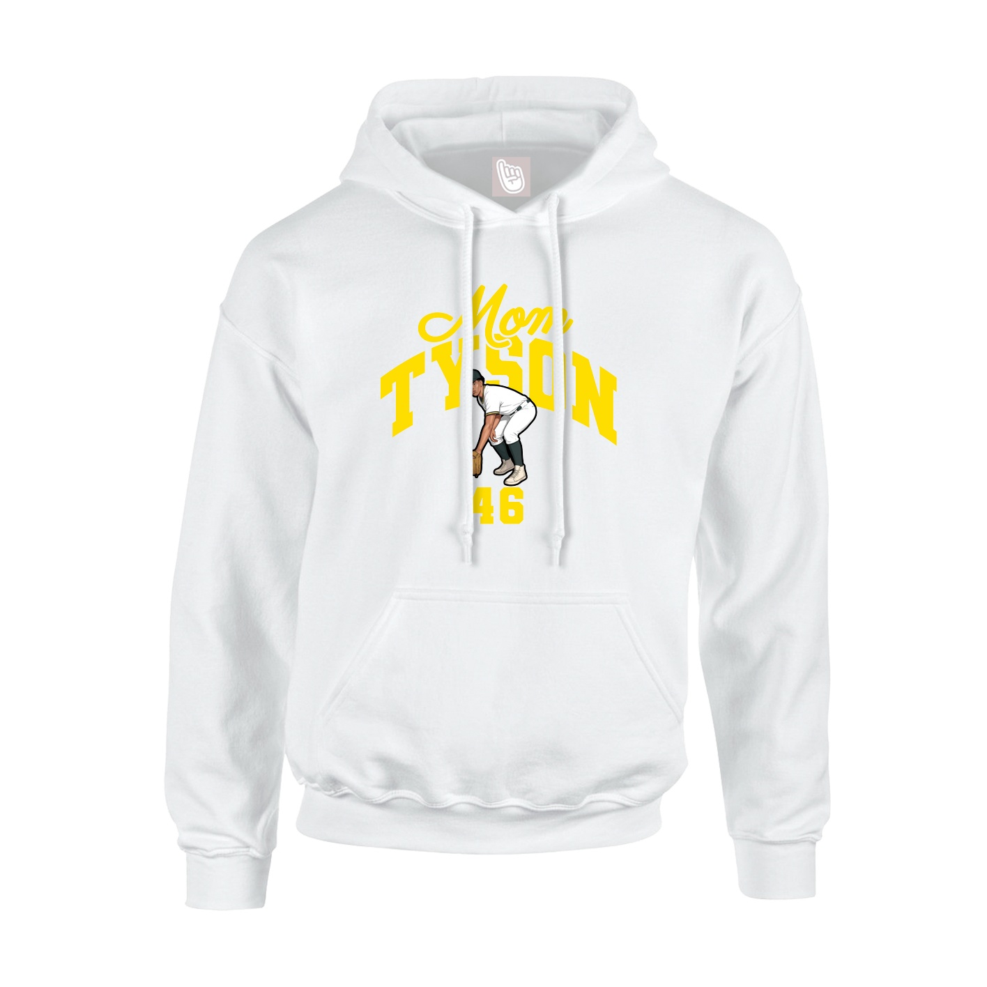 Youth Hoodie — Mothers Day Arch in White