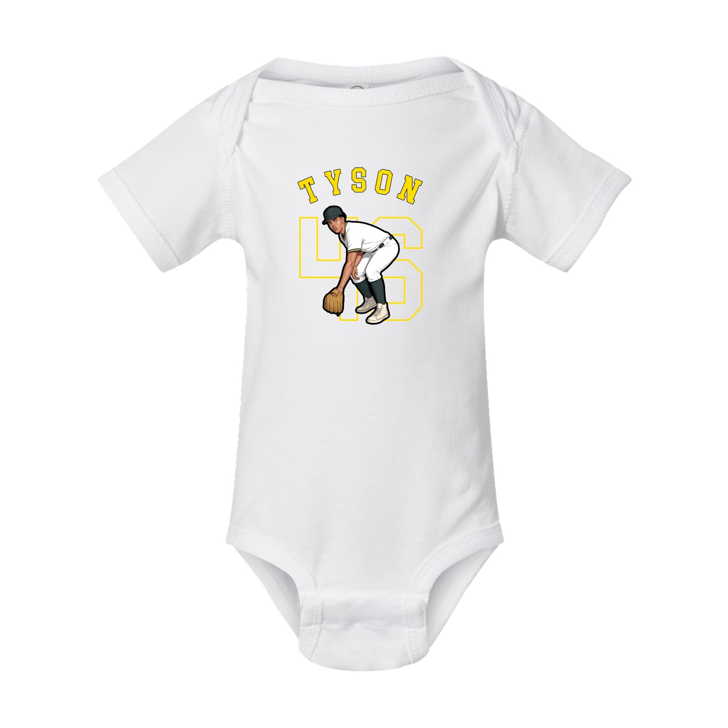 Baby Onesie — Shirsey Arch in White