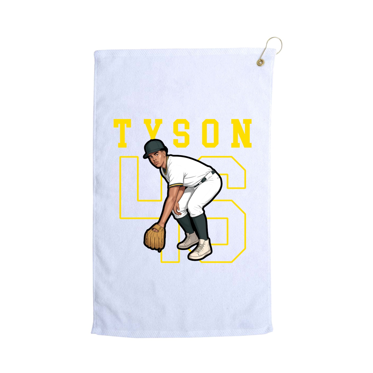 Golf Towel — Shirsey in White