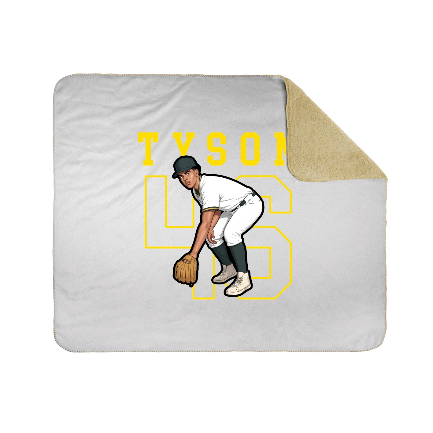 Throw Blanket — Shirsey in White