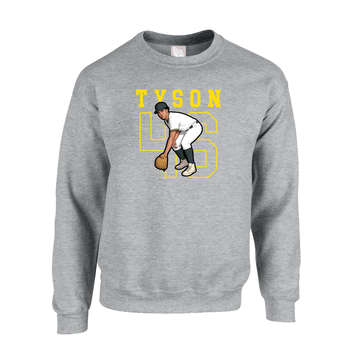 Fleece Crew — Shirsey in Grey
