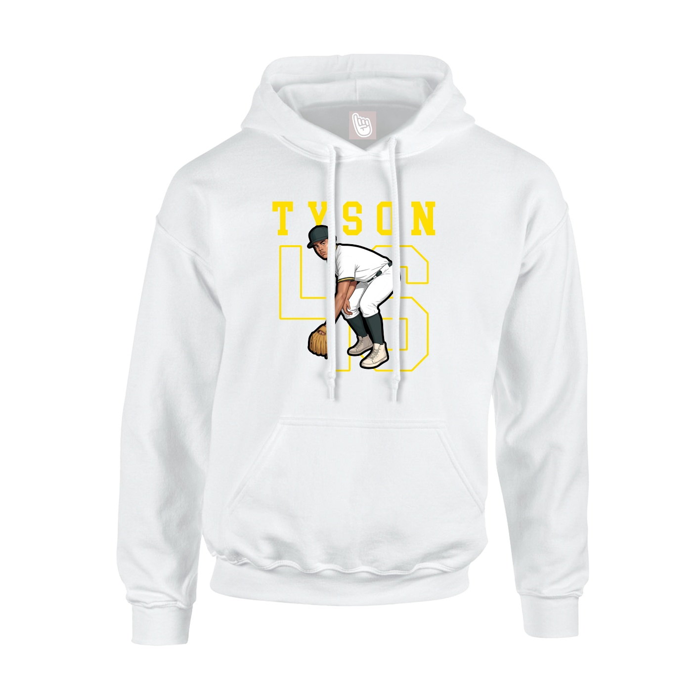 Youth Hoodie — Shirsey in White