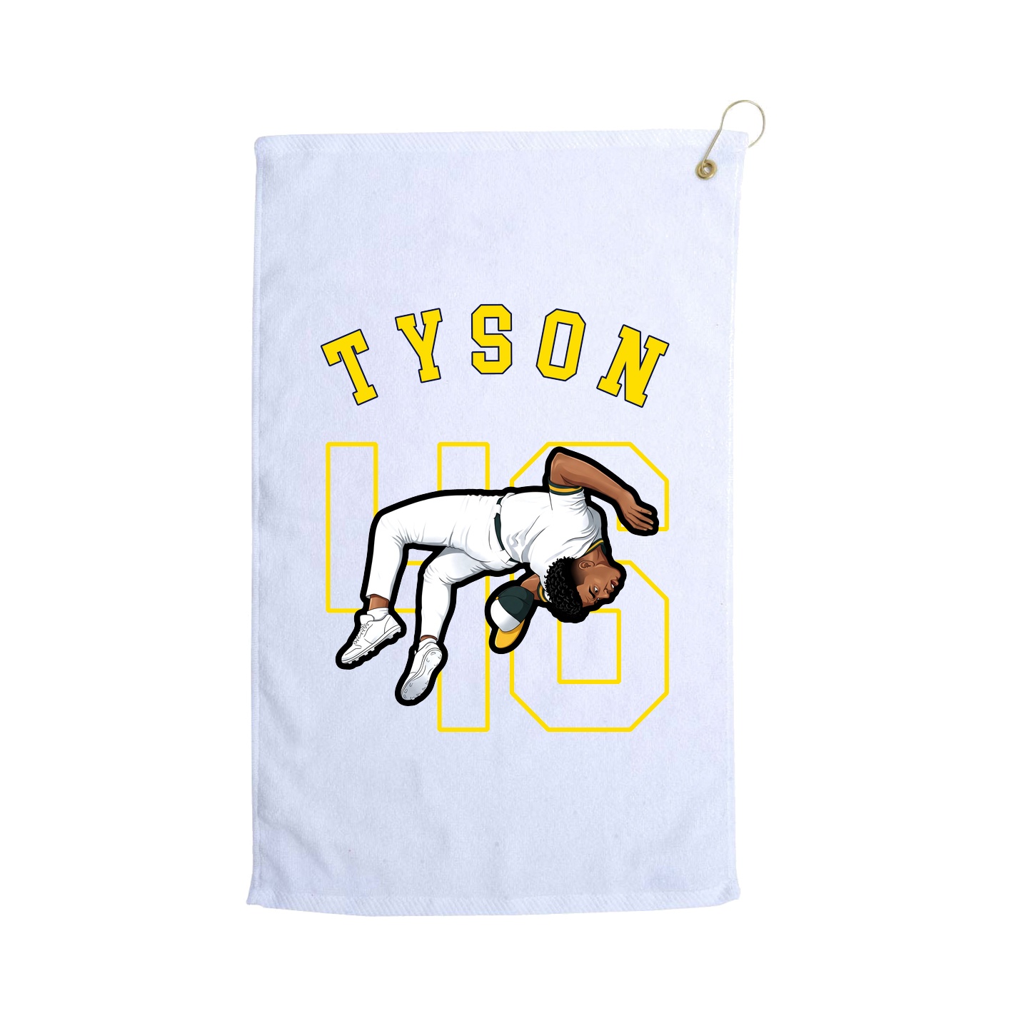 Golf Towel — Shirsey Arch in White