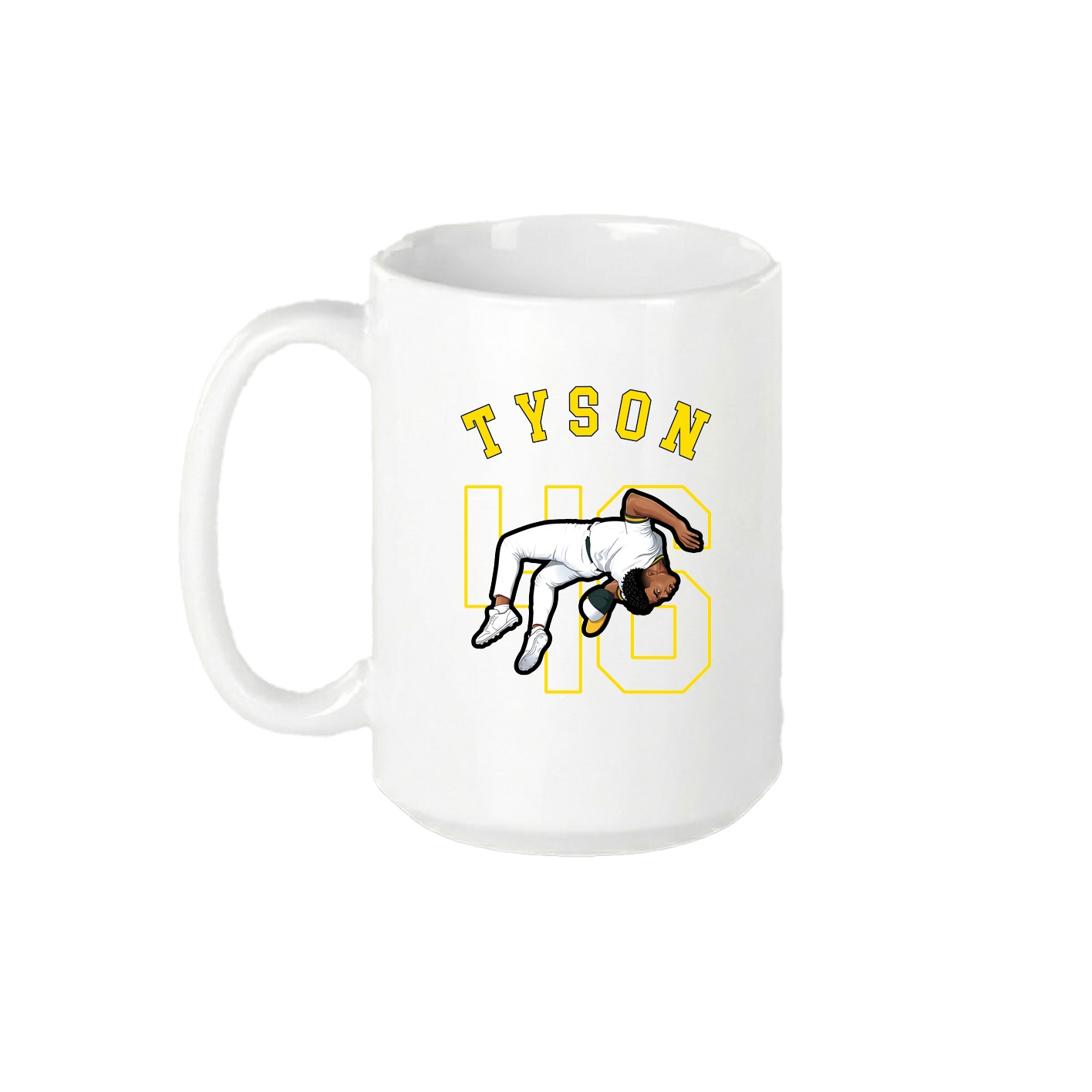 15oz Coffee Mug — Shirsey Arch in White
