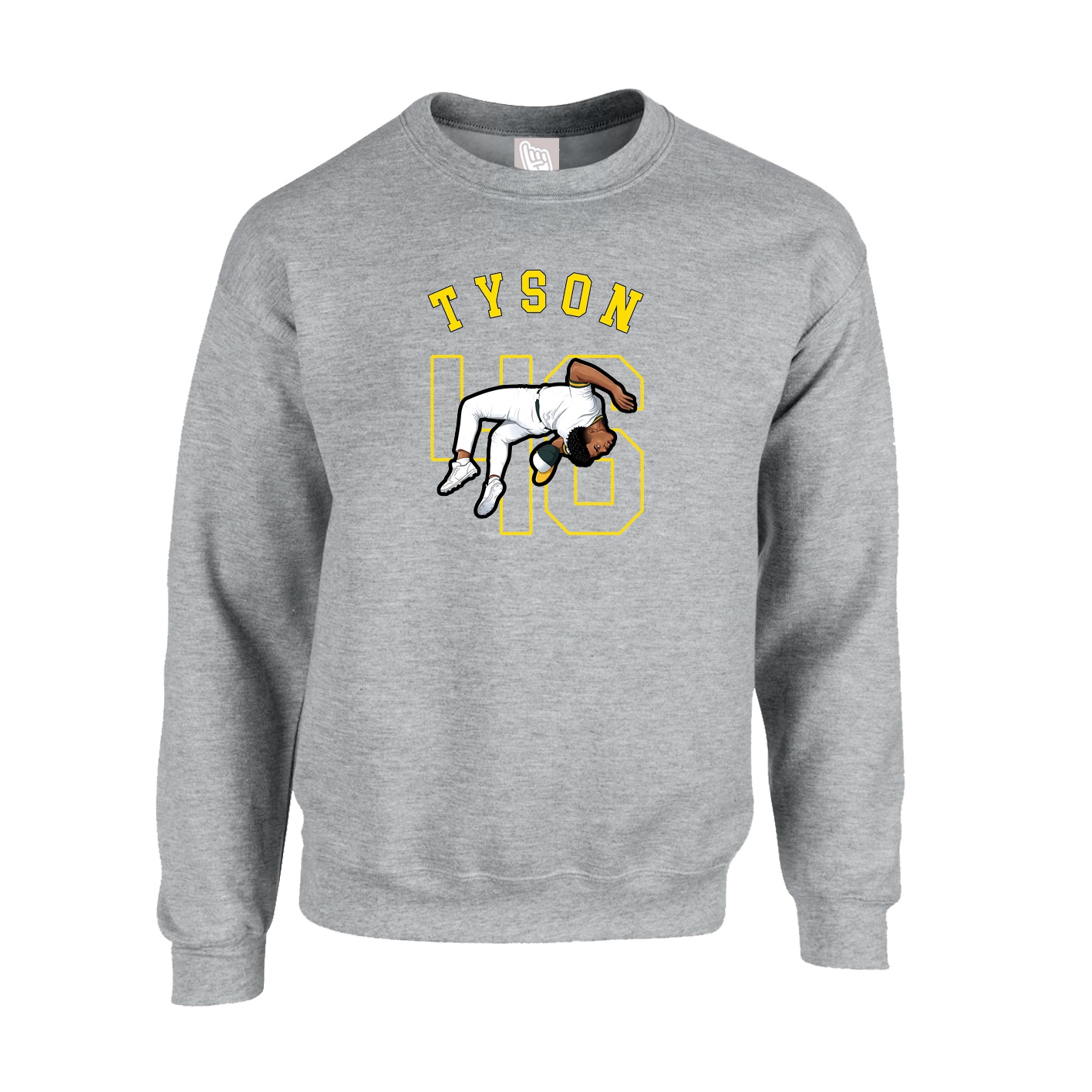 Fleece Crew — Shirsey Arch in Grey