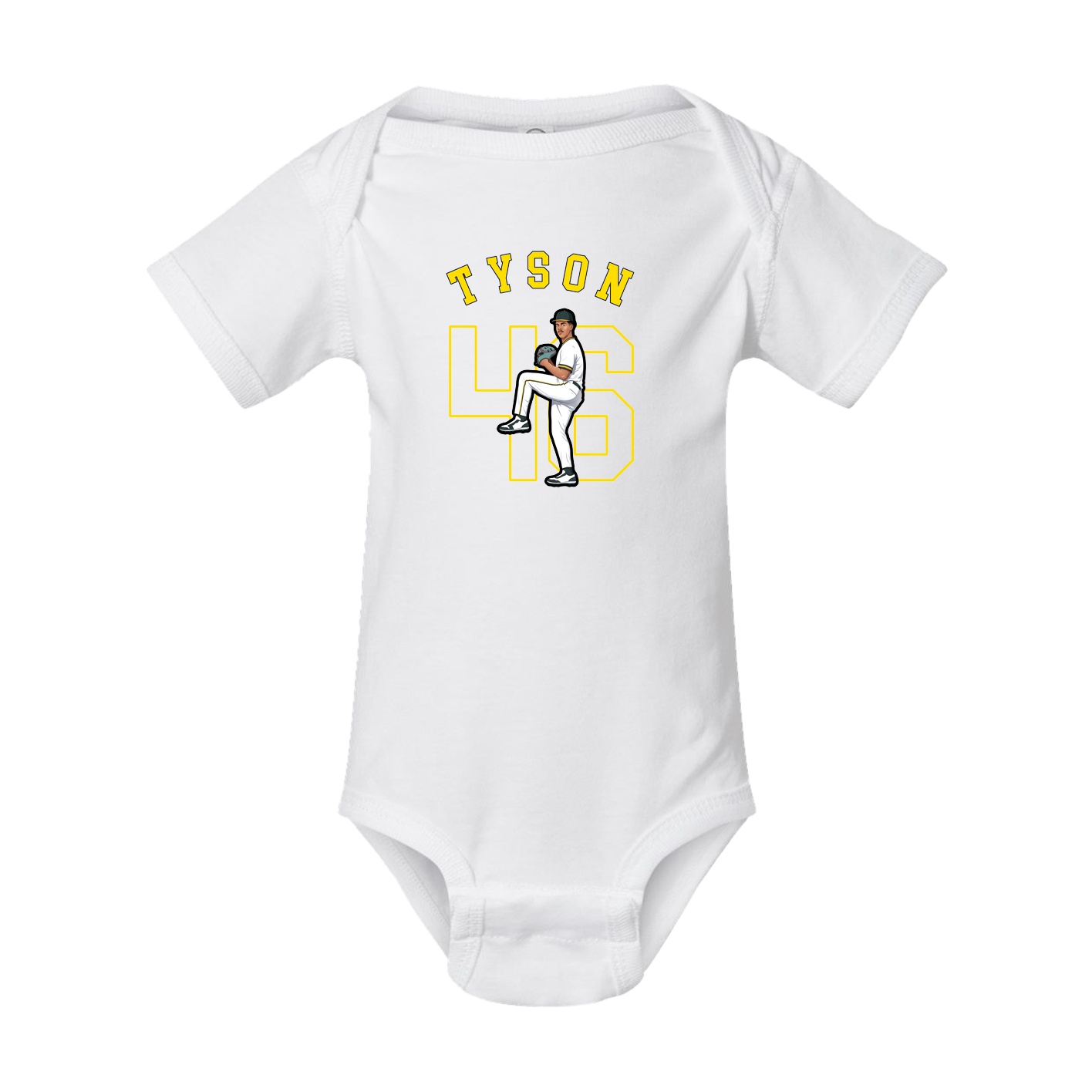Baby Onesie — Shirsey Arch in White