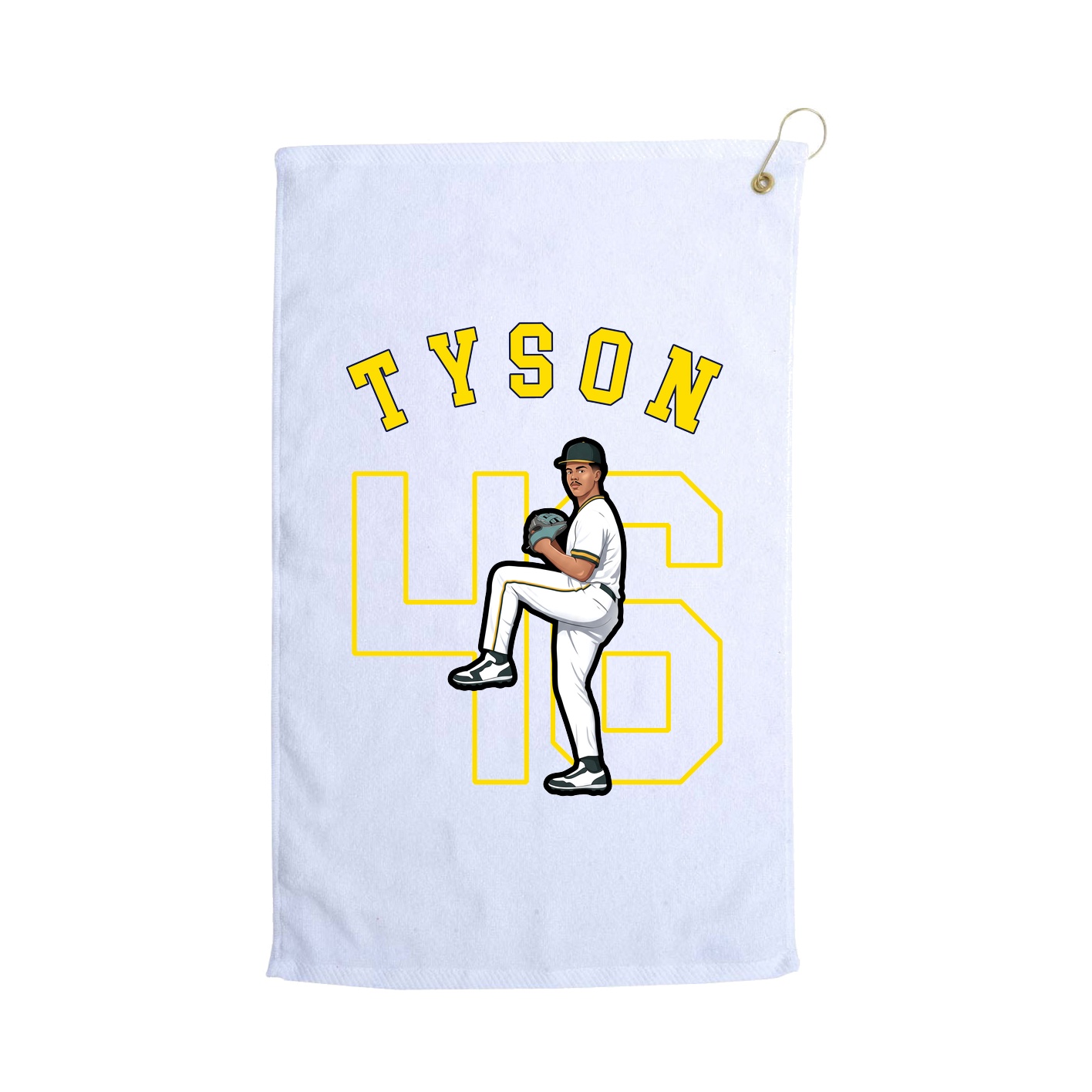 Golf Towel — Shirsey Arch in White