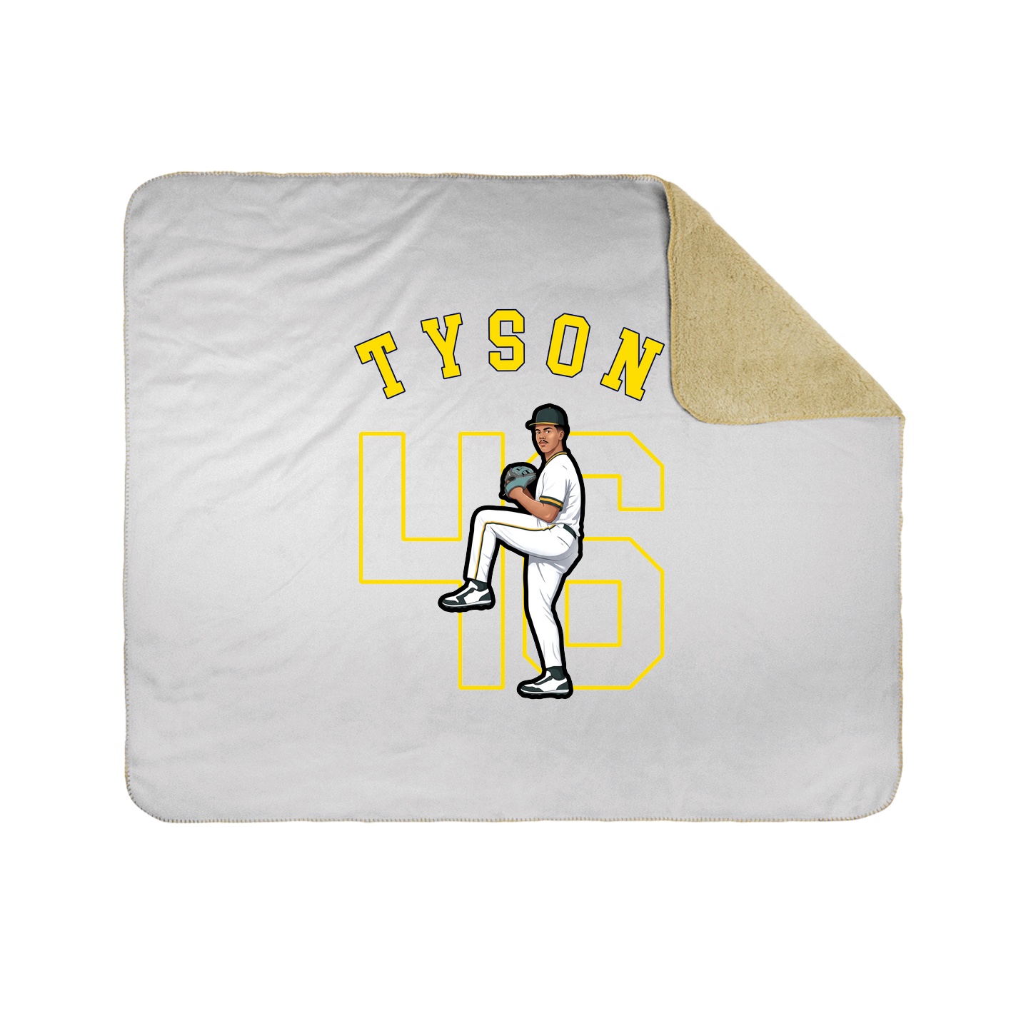 Throw Blanket — Shirsey Arch in White