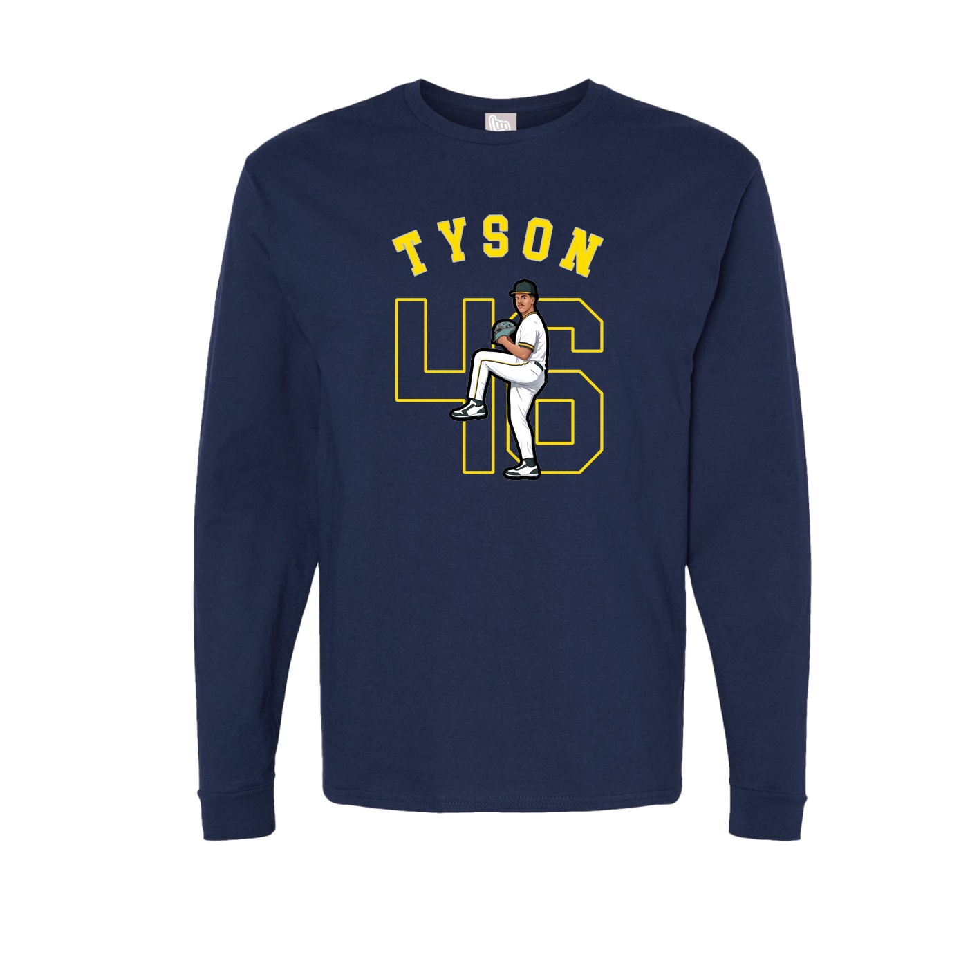 Long Sleeve Tee — Shirsey Arch in Navy