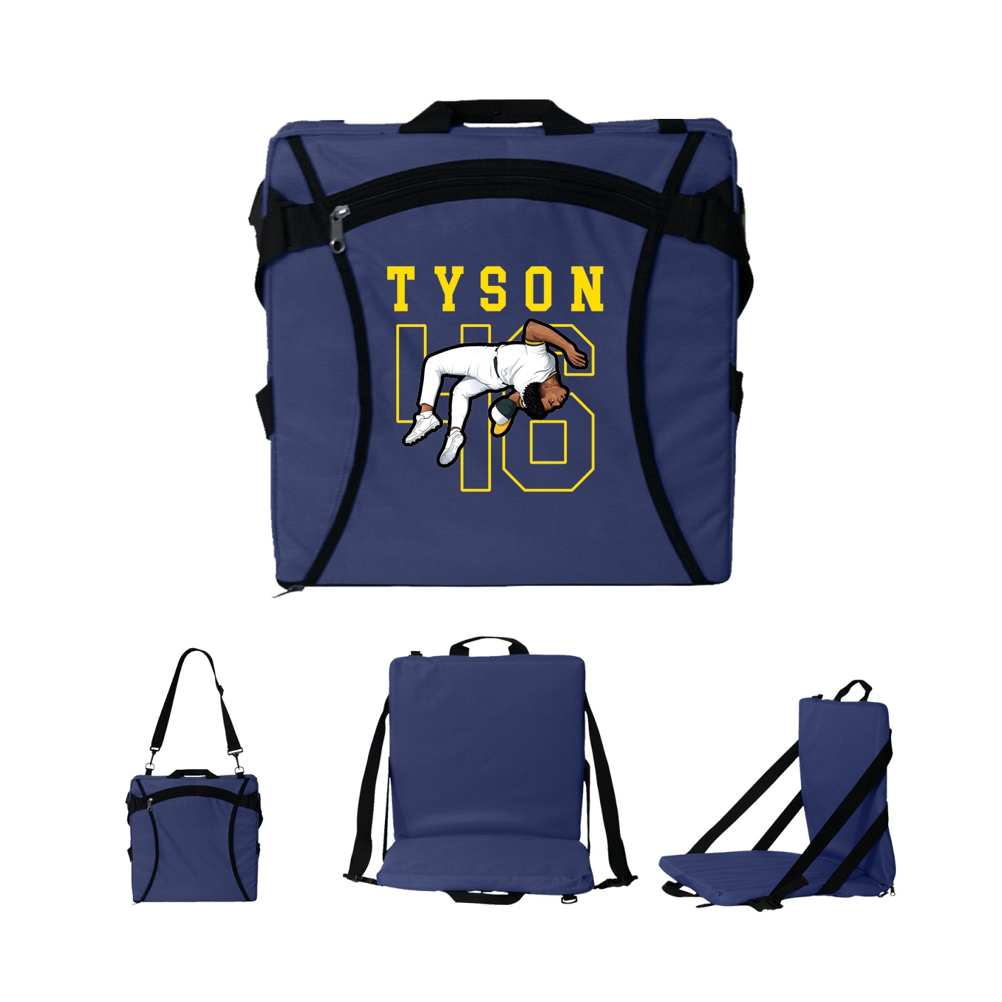 Folding Stadium Seat — Shirsey in Navy