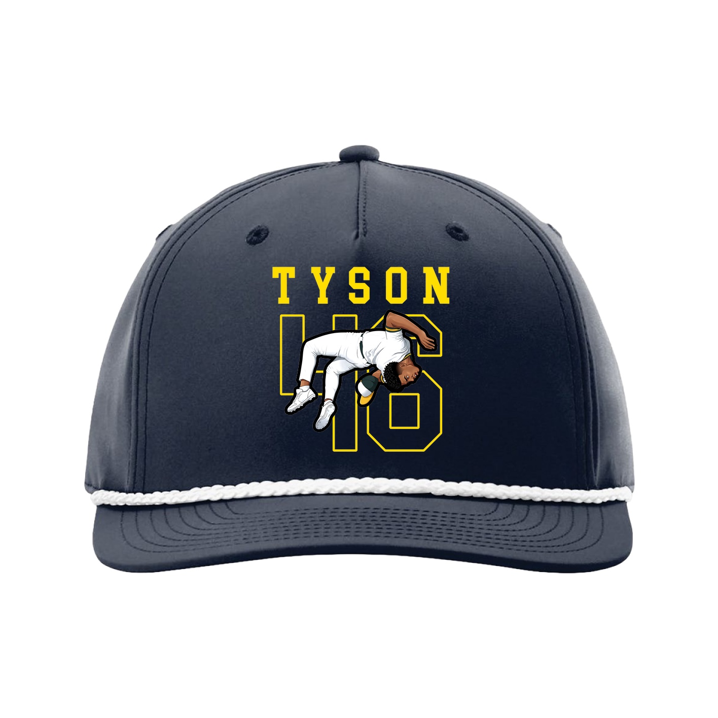 Five-Panel Classic Rope Cap — Shirsey in Navy