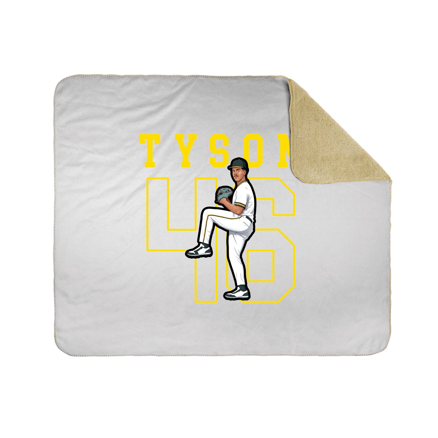 Throw Blanket — Shirsey in White