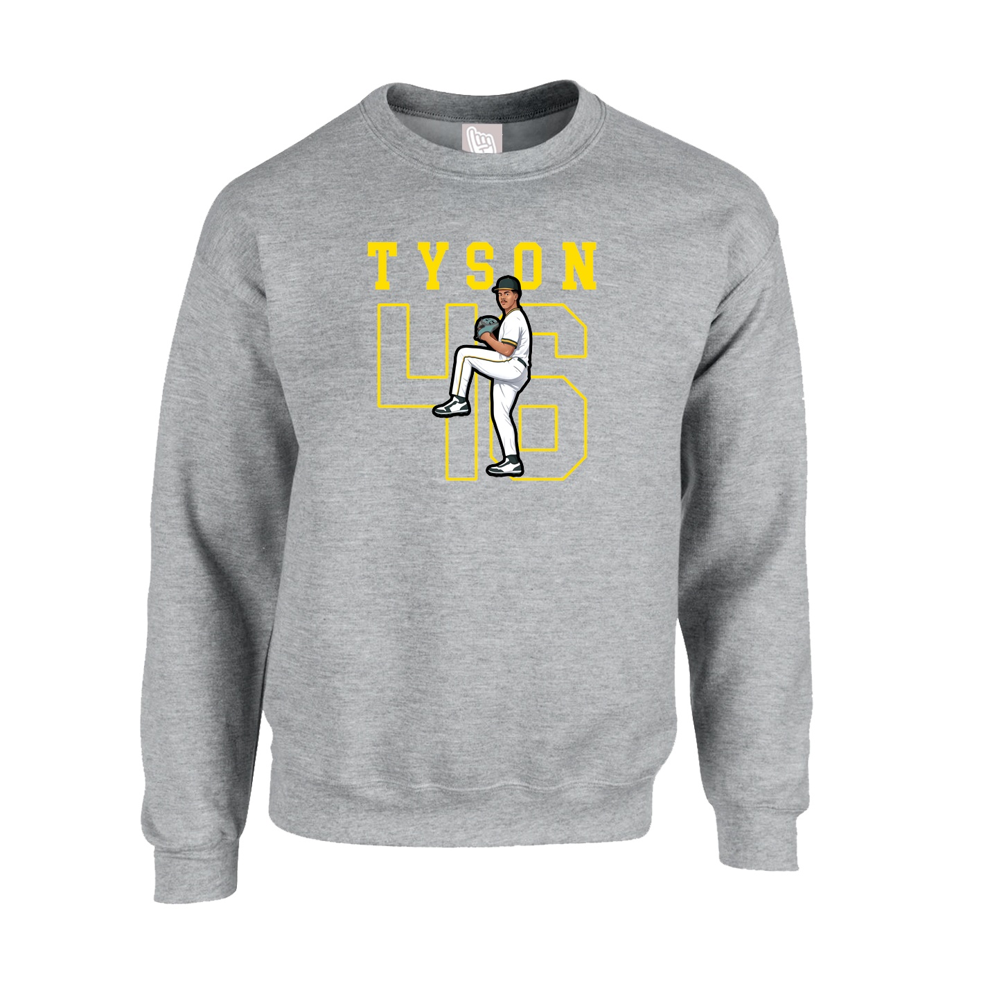 Fleece Crew — Shirsey in Grey
