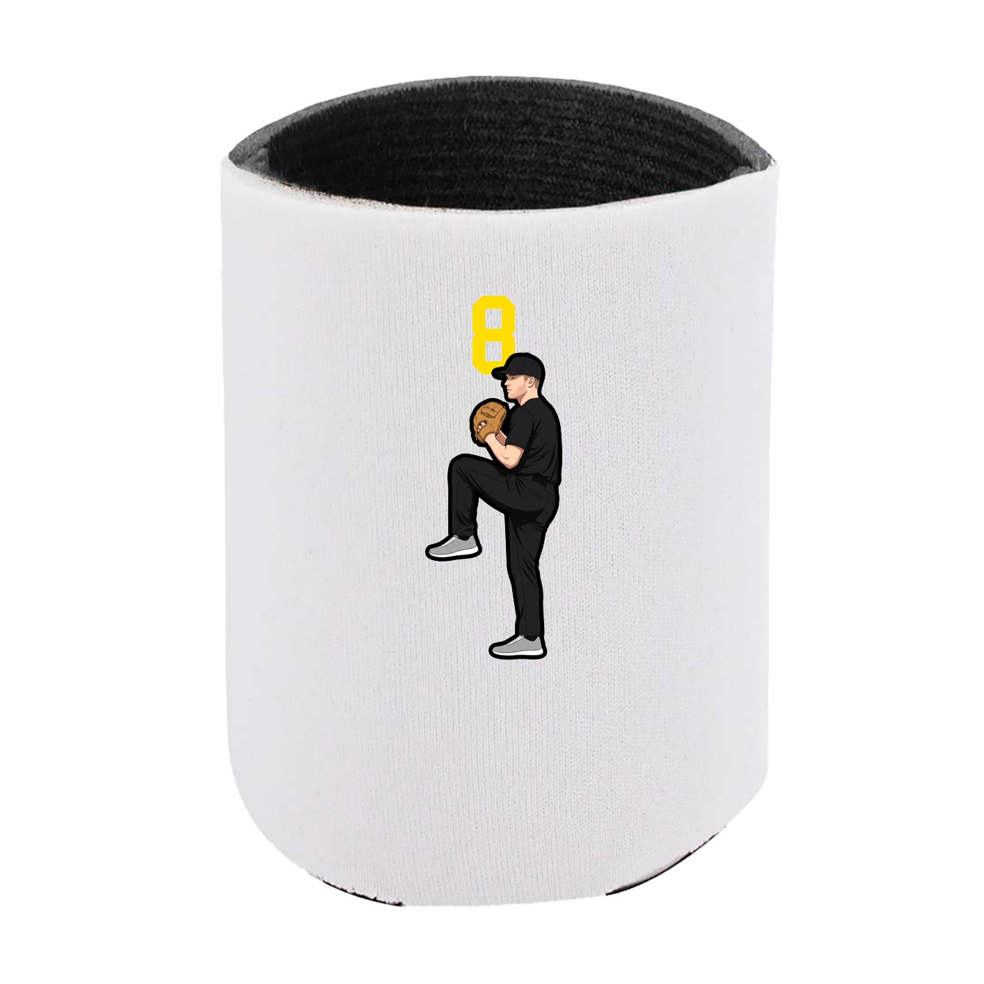 Can Holder — Number Top in White