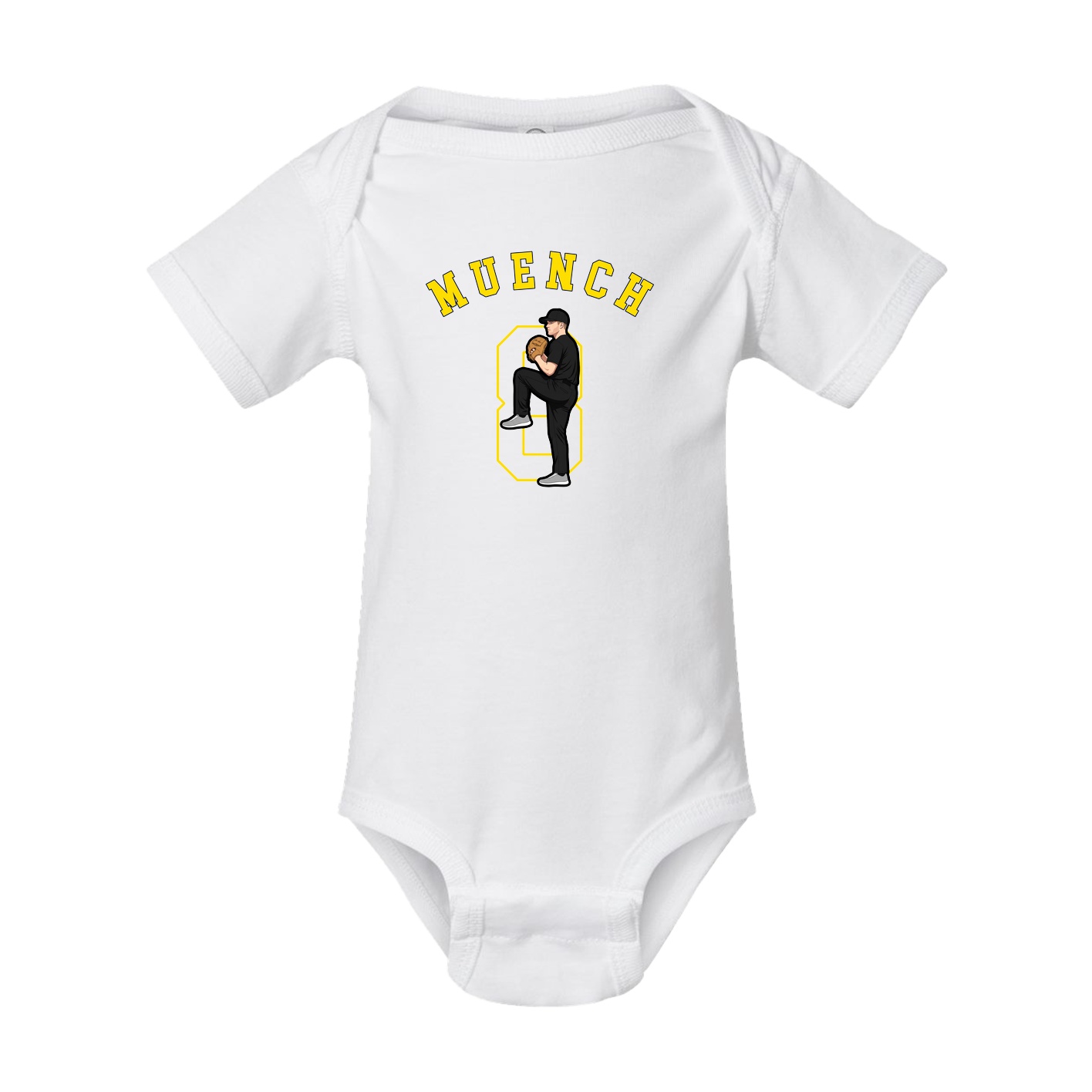 Baby Onesie — Shirsey Arch in White
