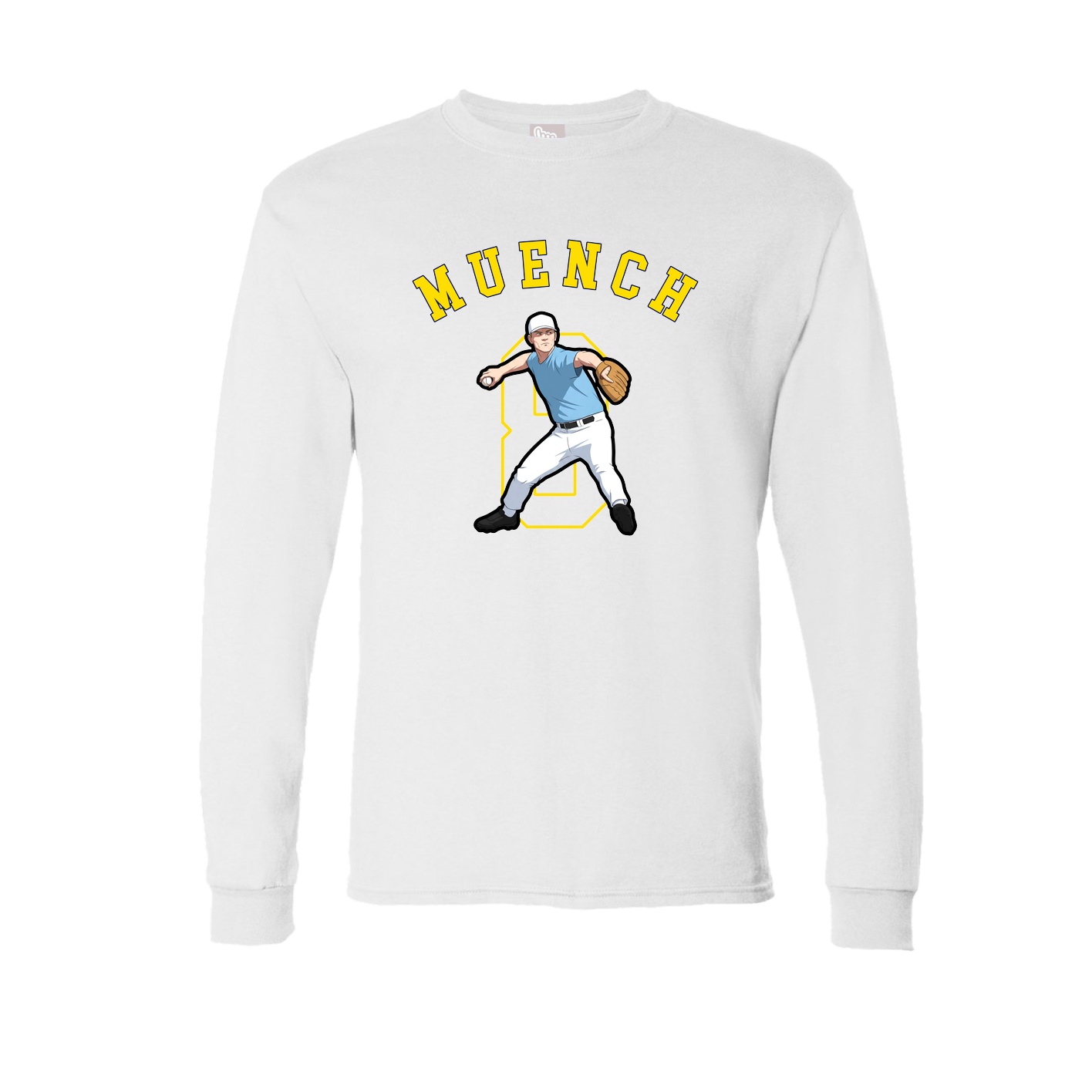 Long Sleeve Tee — Shirsey Arch in White